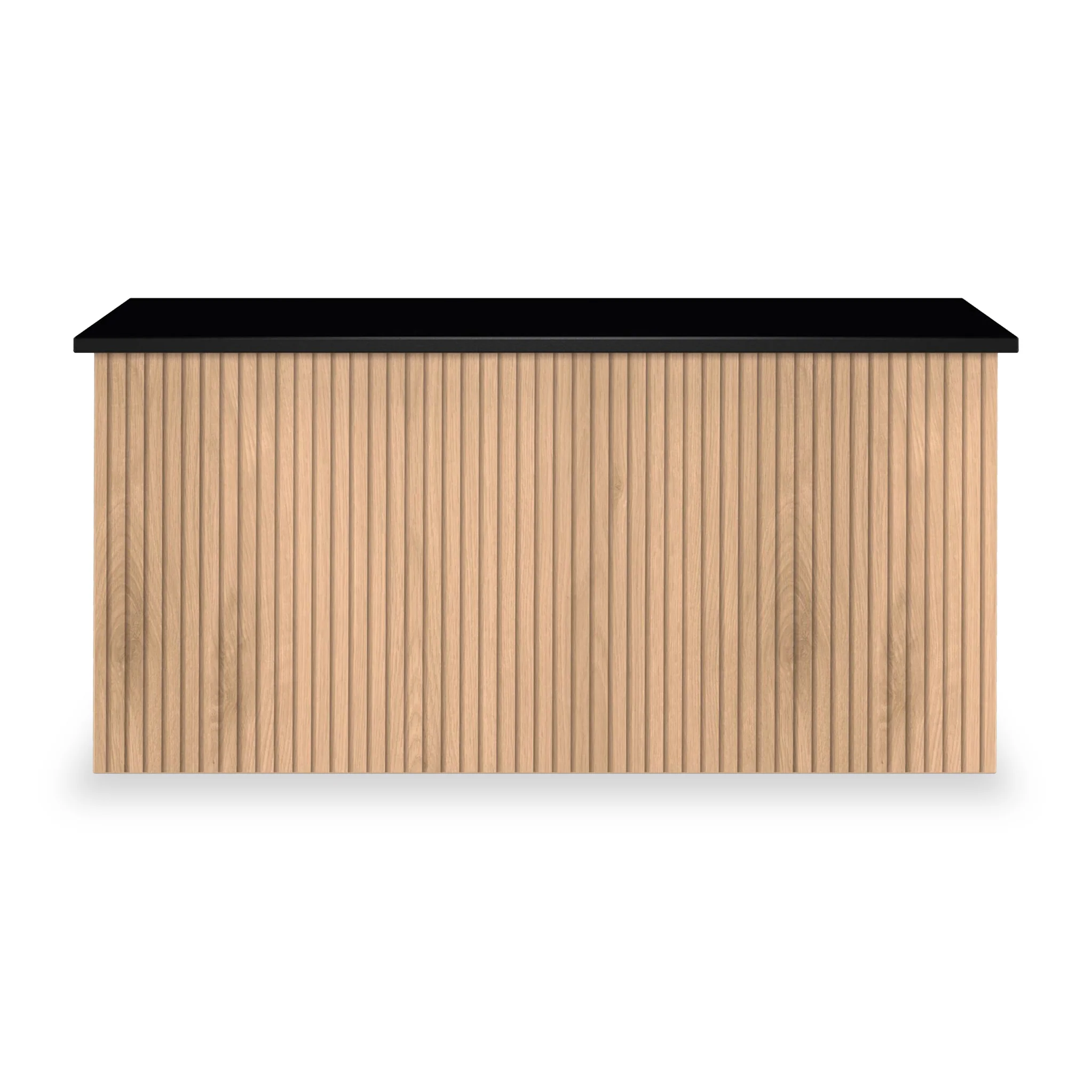 Jago Slatted Effect Blanket Box - Image 2