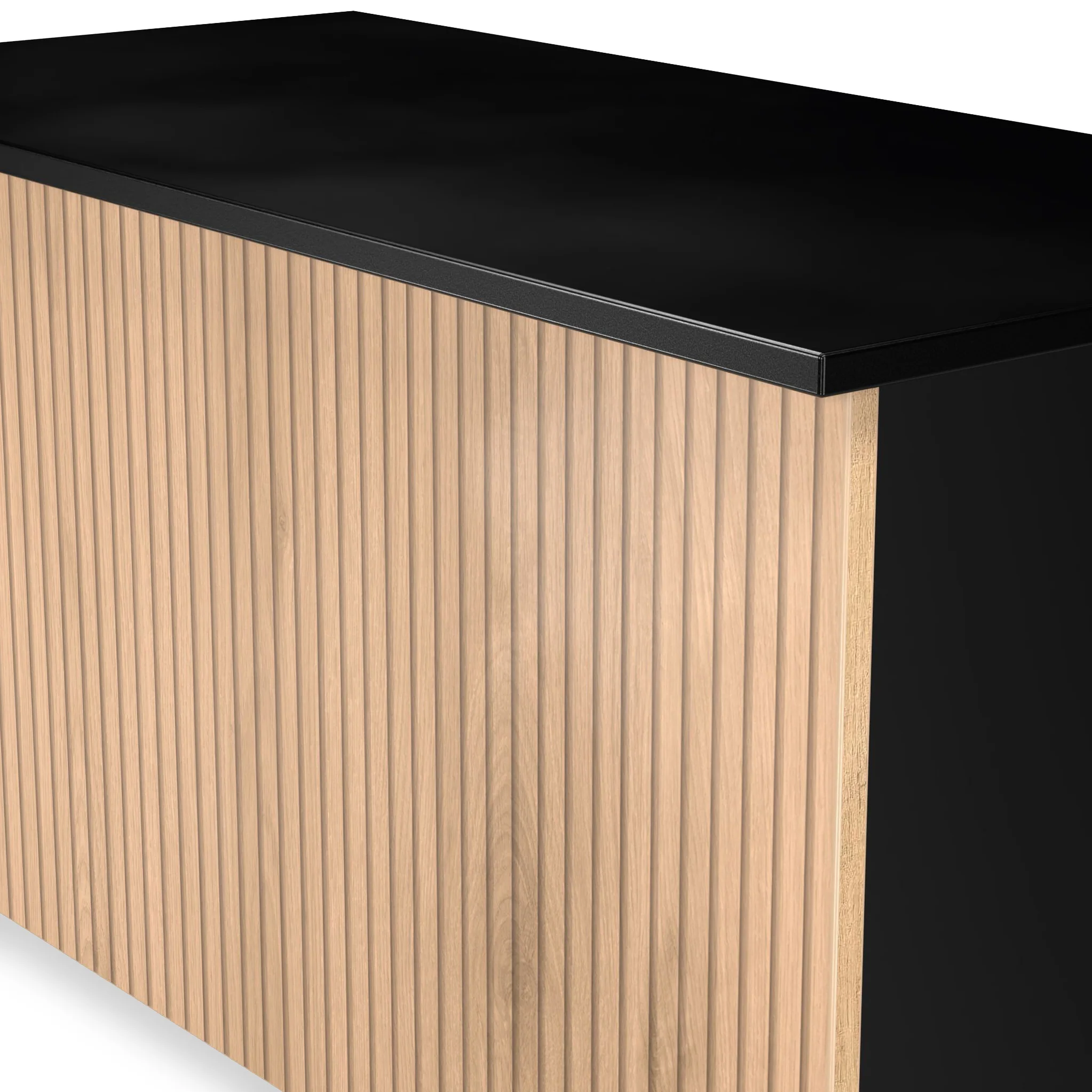 Jago Slatted Effect Blanket Box - Image 4