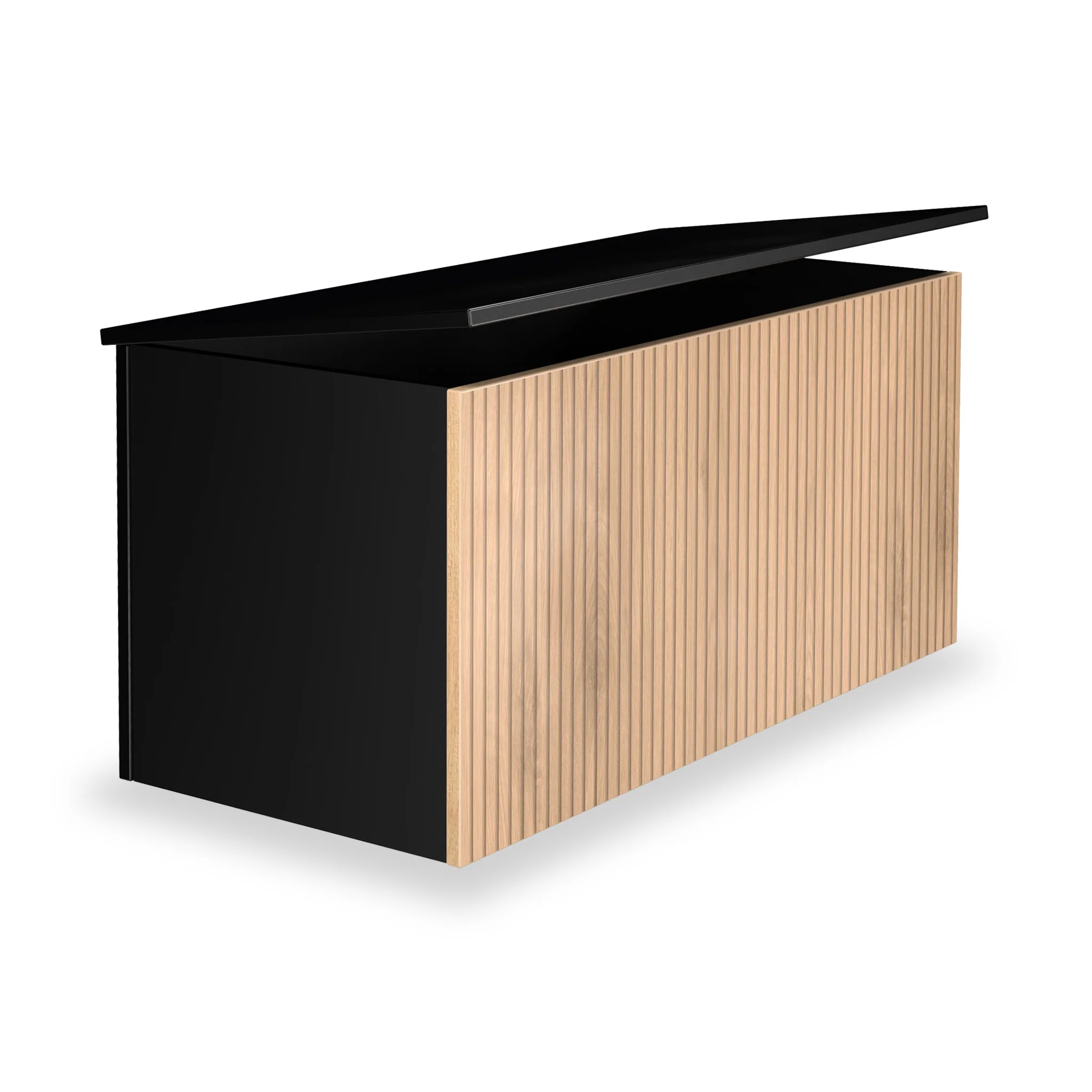 Jago Slatted Effect Blanket Box - Image 5
