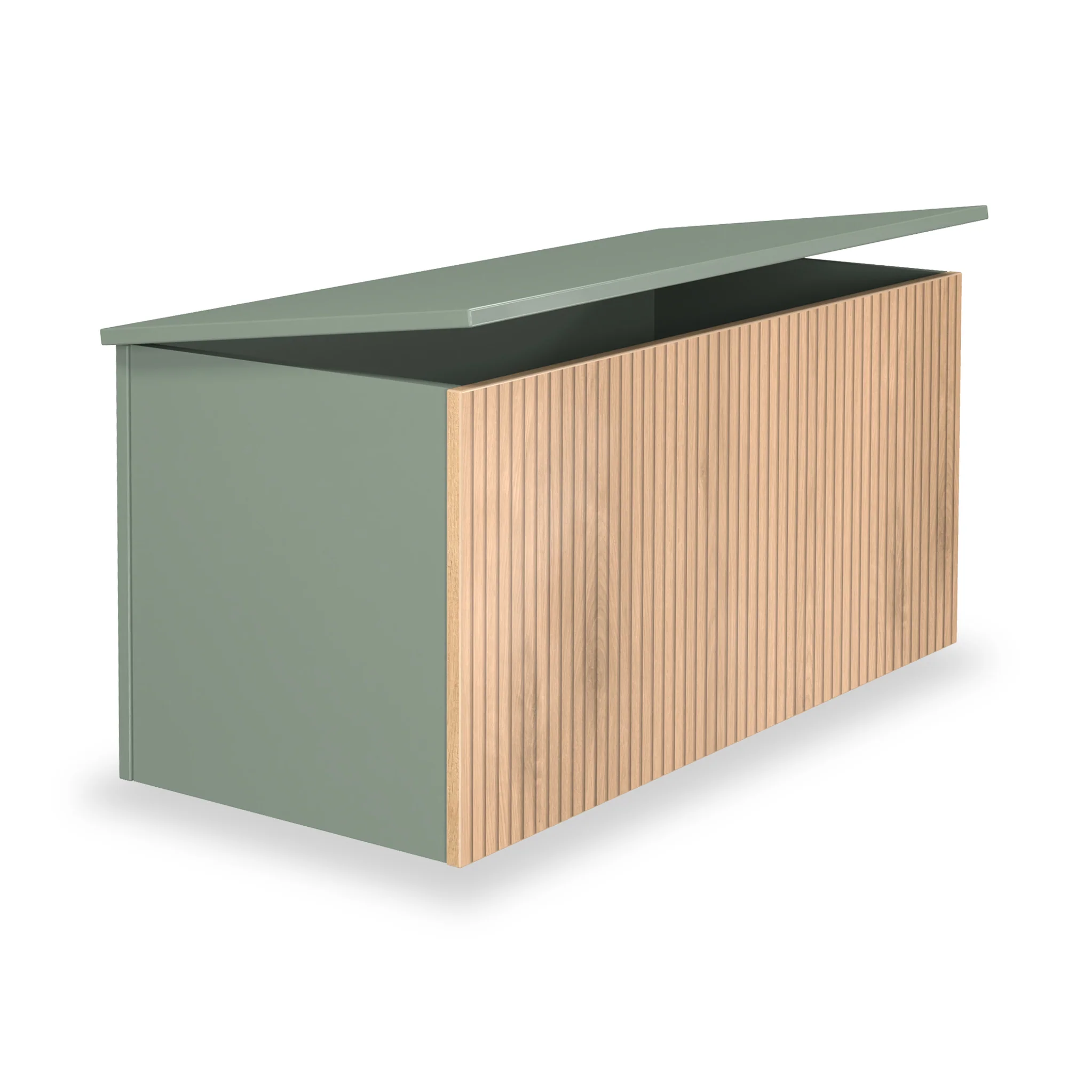Jago Slatted Effect Blanket Box - Image 9