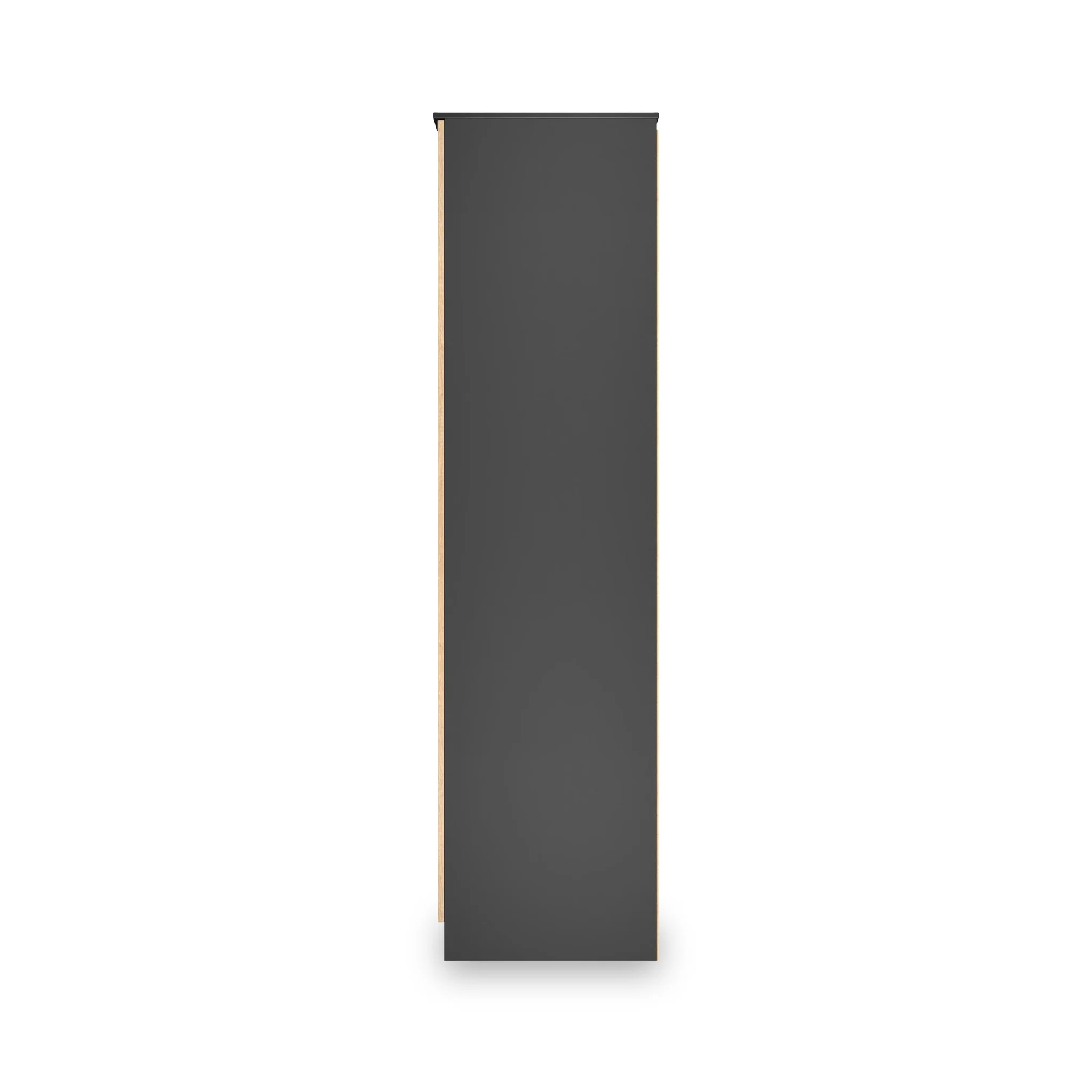 Jago Slatted Effect Tall 2 Door Mirrored Wardrobe - Image 3