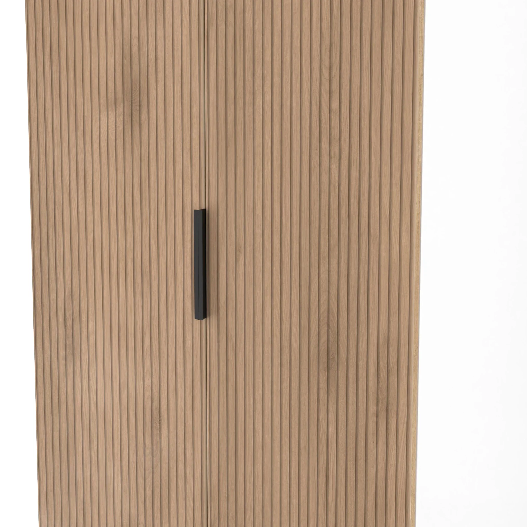 Jago Slatted Effect Tall 2 Door Wardrobe - Image 16