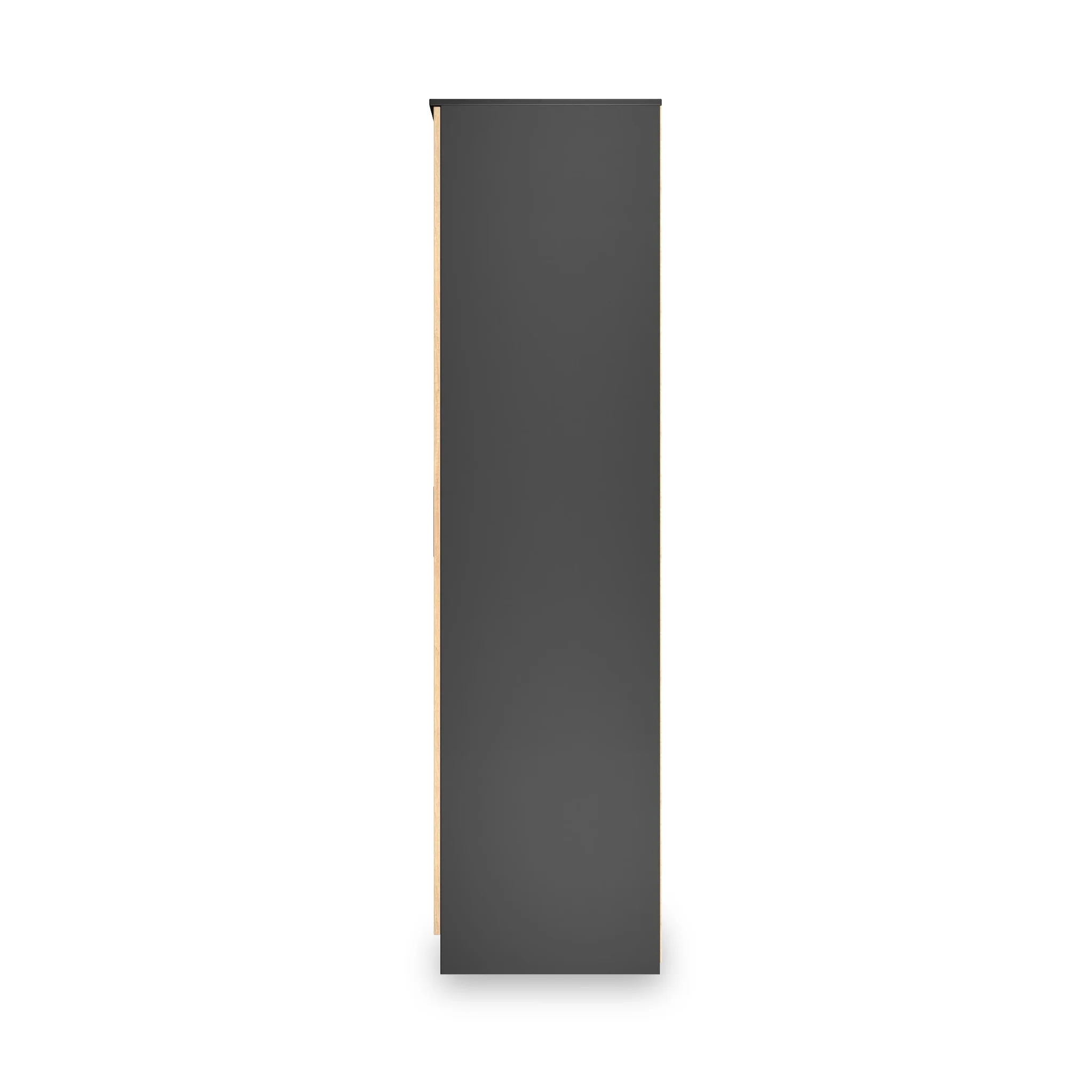 Jago Slatted Effect Tall 3 Door 2 Drawer Wardrobe - Image 3