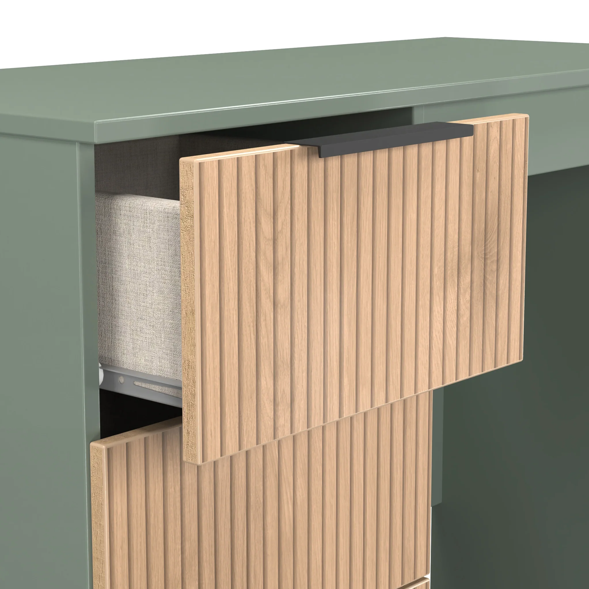 Jago Slatted Effect Vanity Desk - Image 10