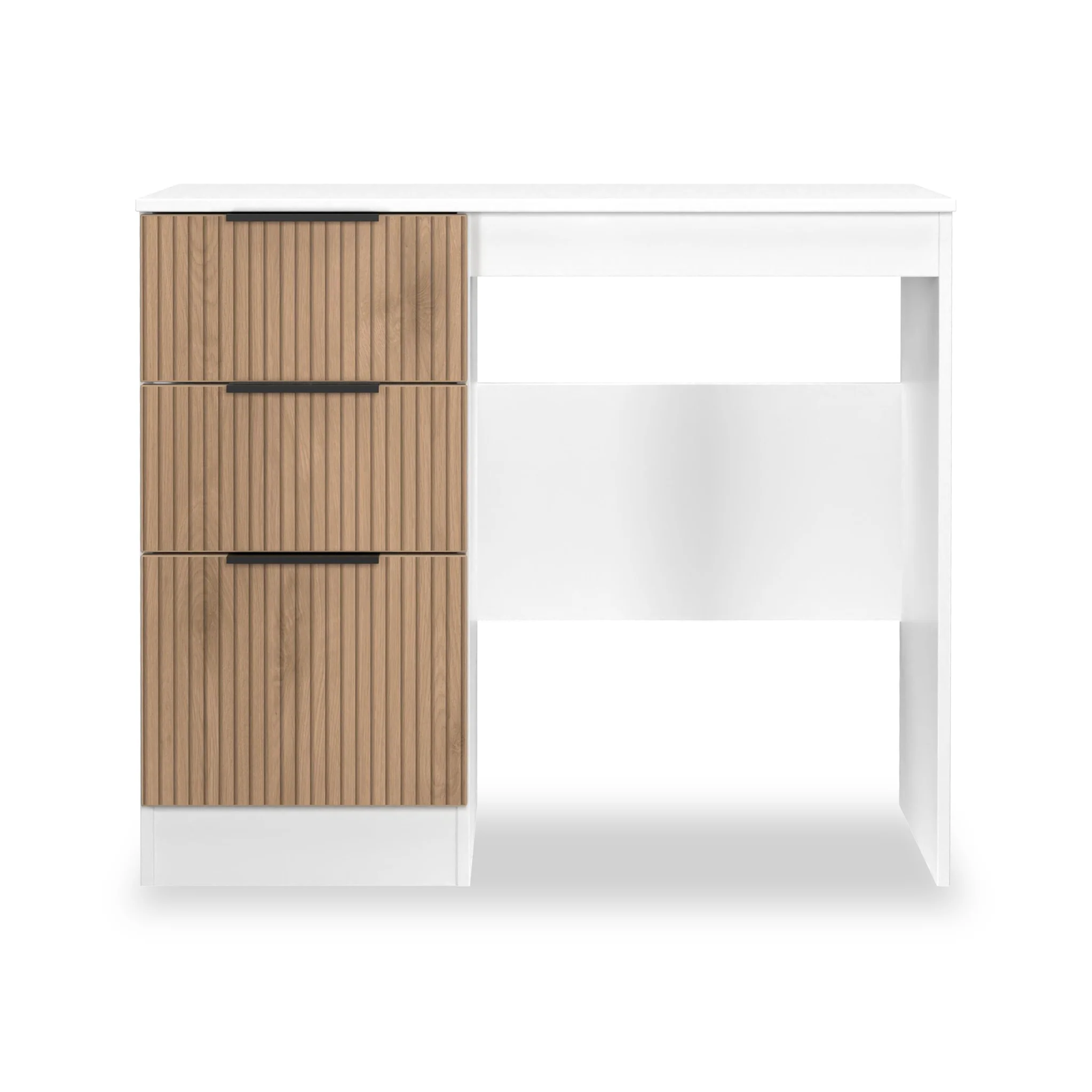 Jago Slatted Effect Vanity Desk - Image 12