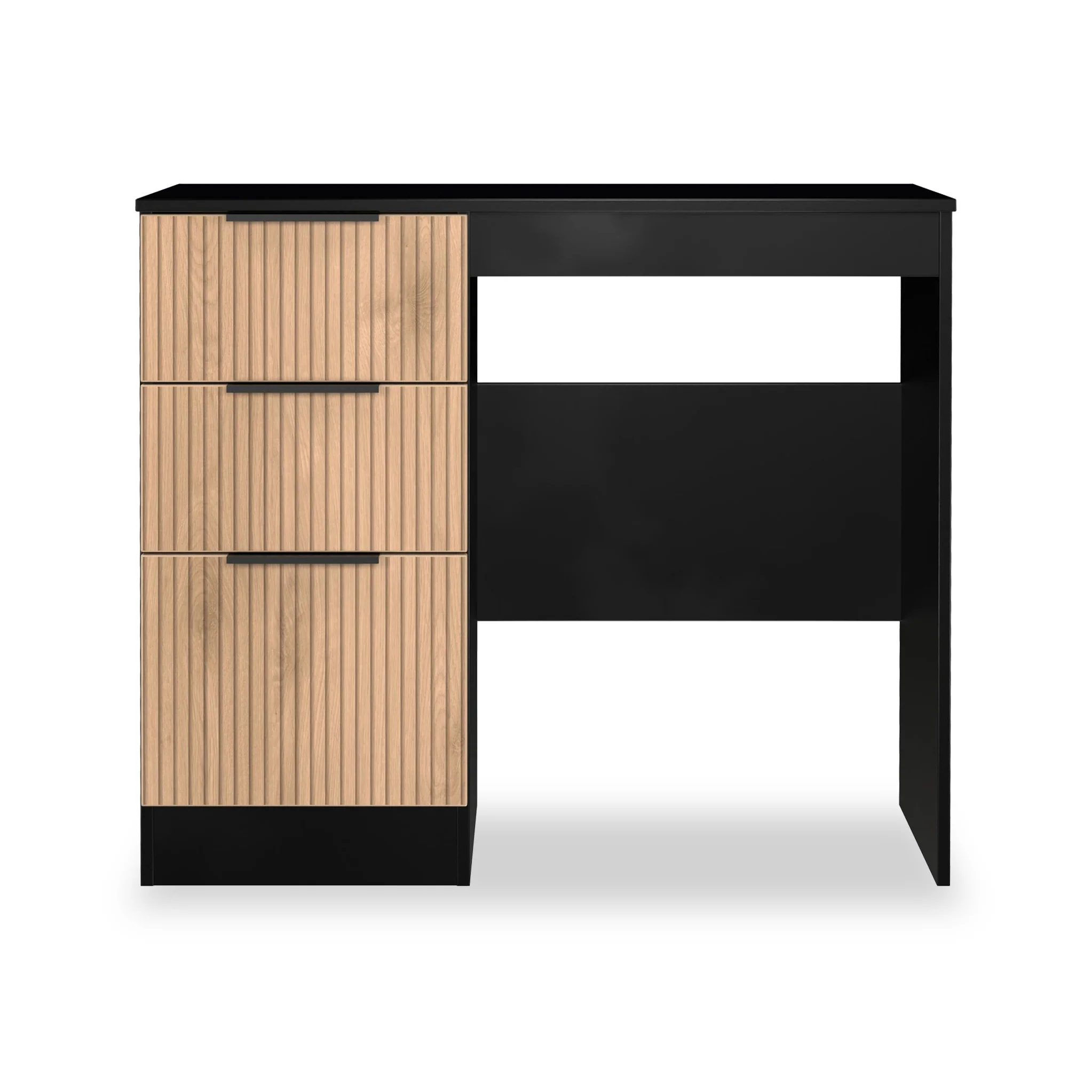 Jago Slatted Effect Vanity Desk - Image 2