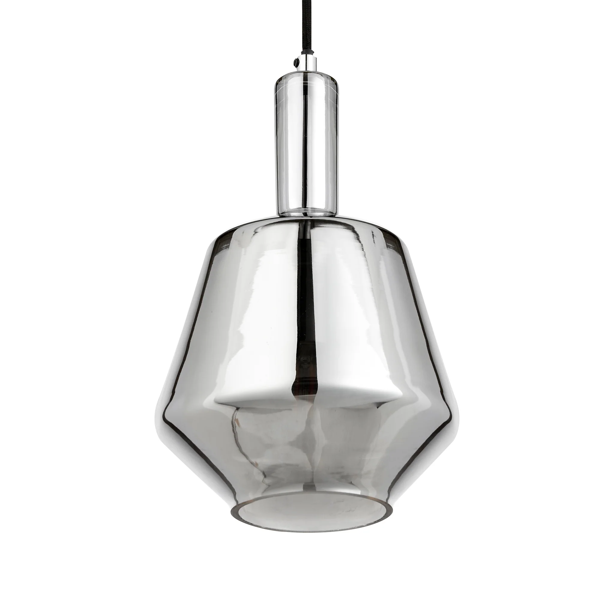 Jake Shiny Smoked Glass Pendant - Image 3