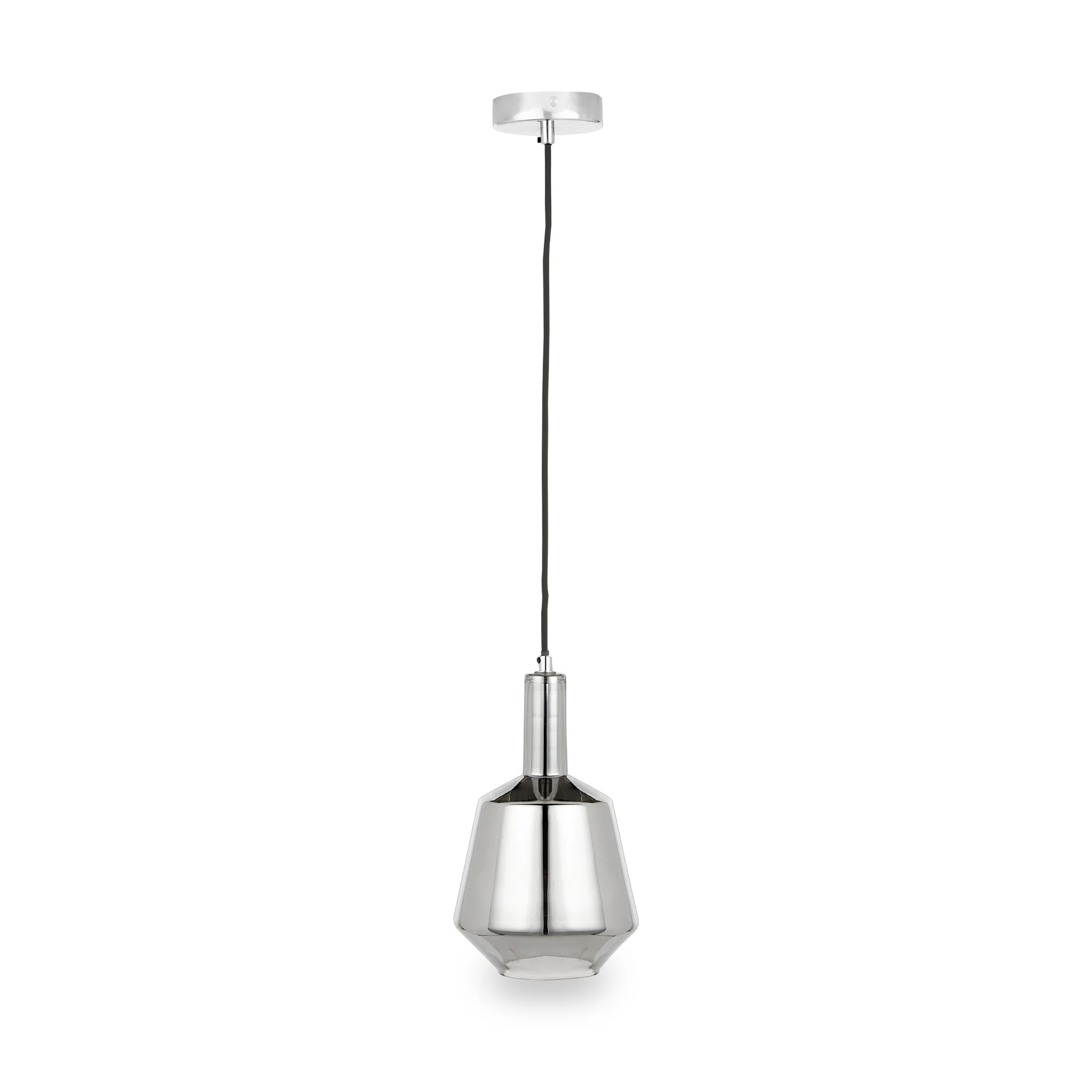 Jake Shiny Smoked Glass Pendant - Image 4