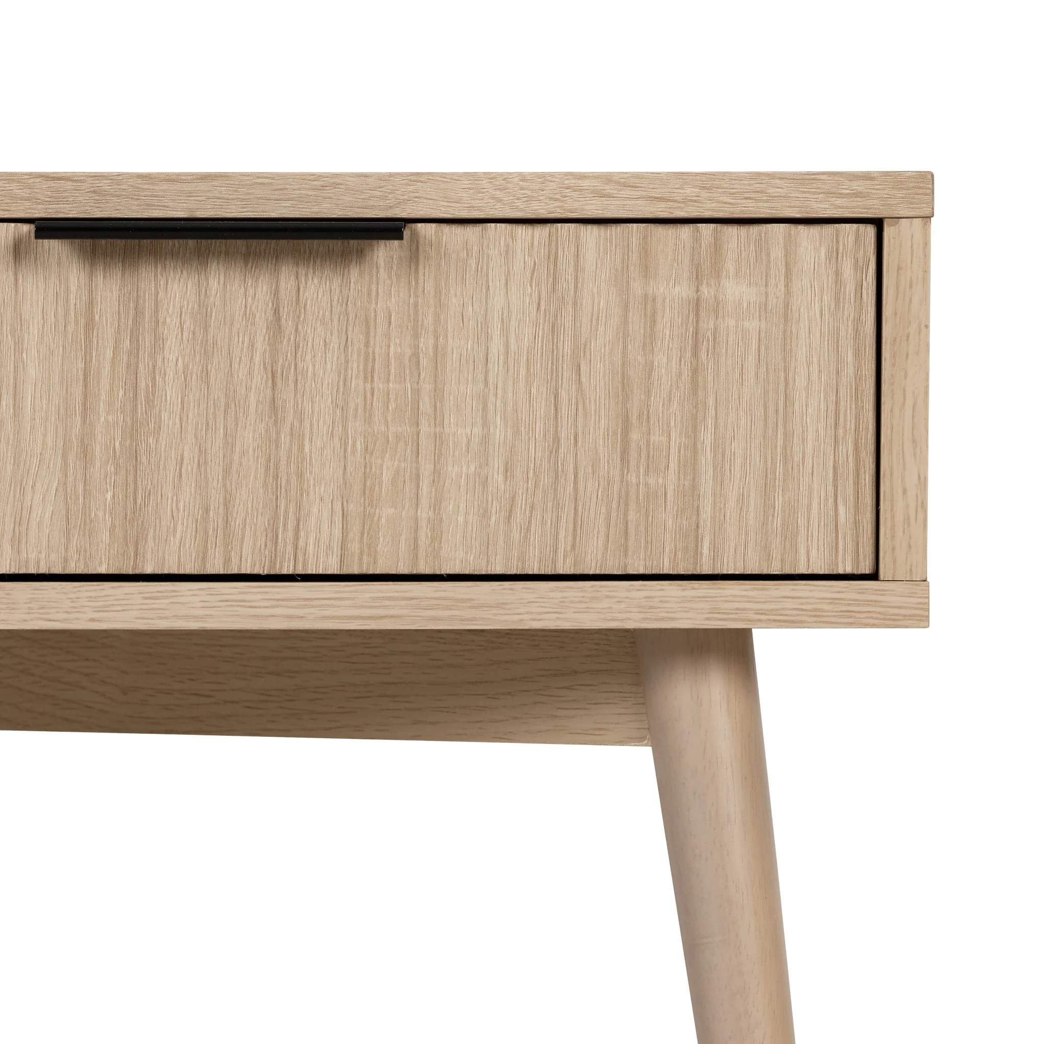 Jakob Oak 2 Drawer Grooved Coffee Table - Image 7