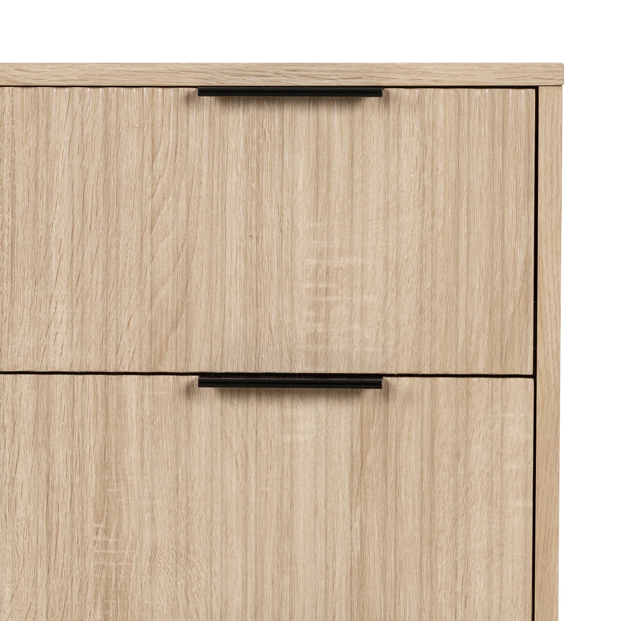 Jakob Oak 3 Drawer Grooved Chest - Image 9