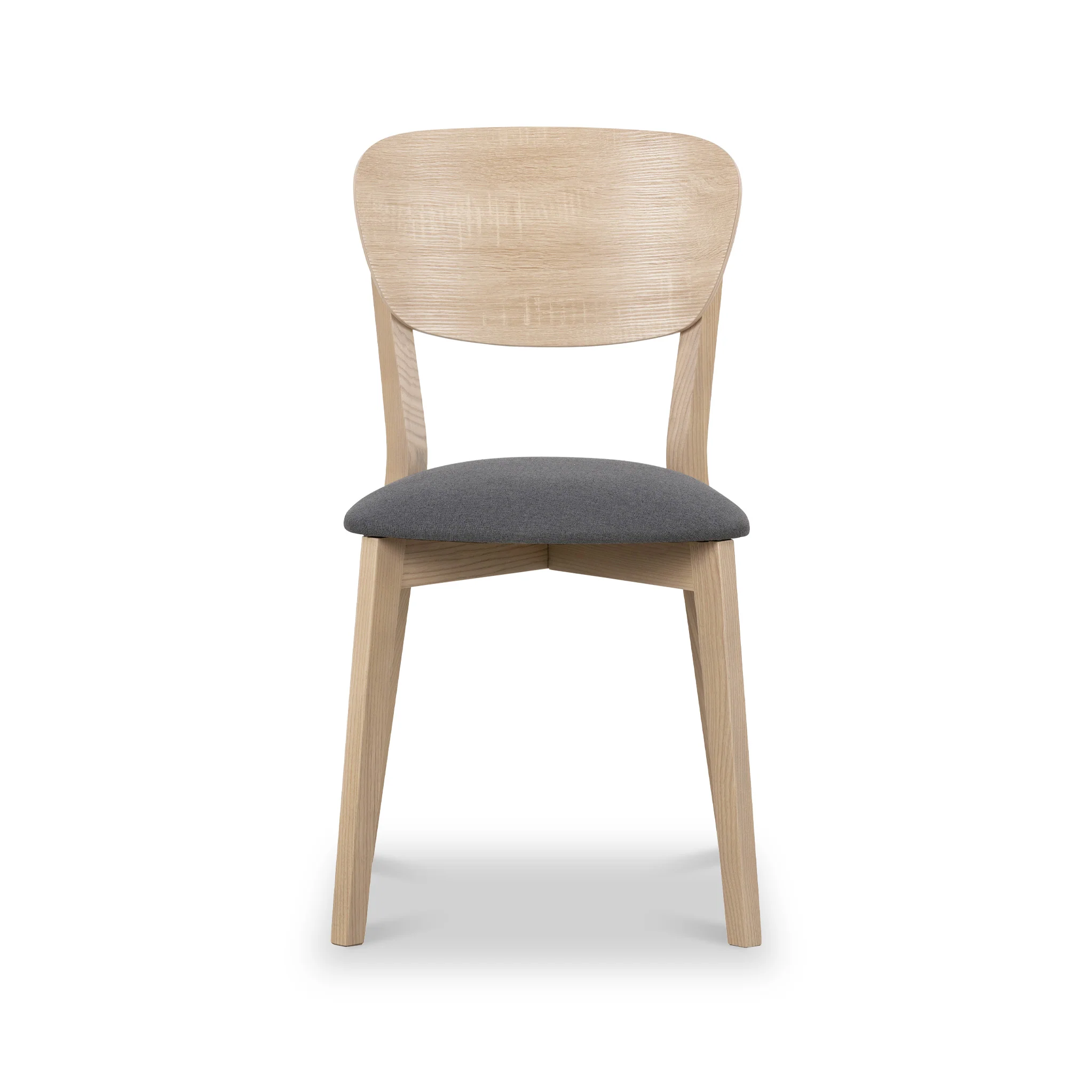 Jakob Oak Curved Dining Chair - Image 3