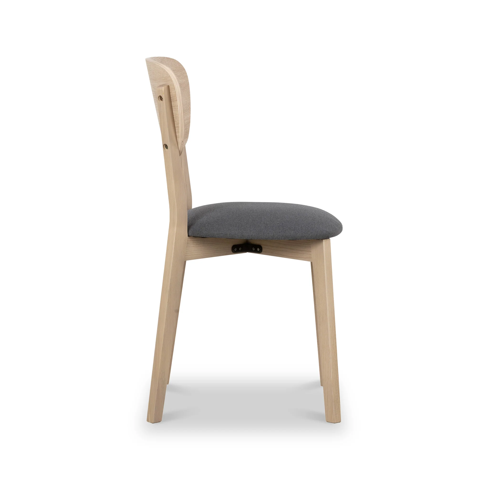Jakob Oak Curved Dining Chair - Image 4