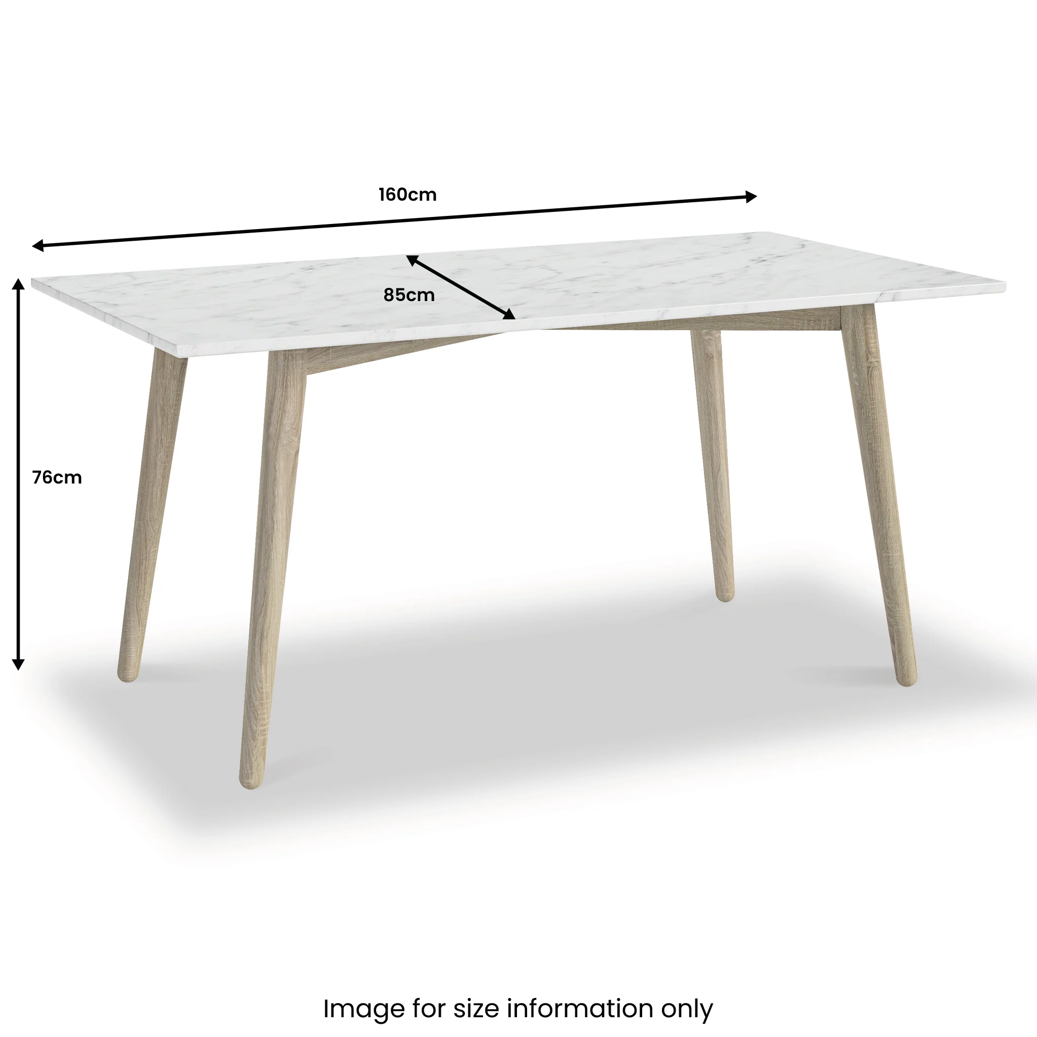 Jakob Oak Rectangular Dining Table - Image 3