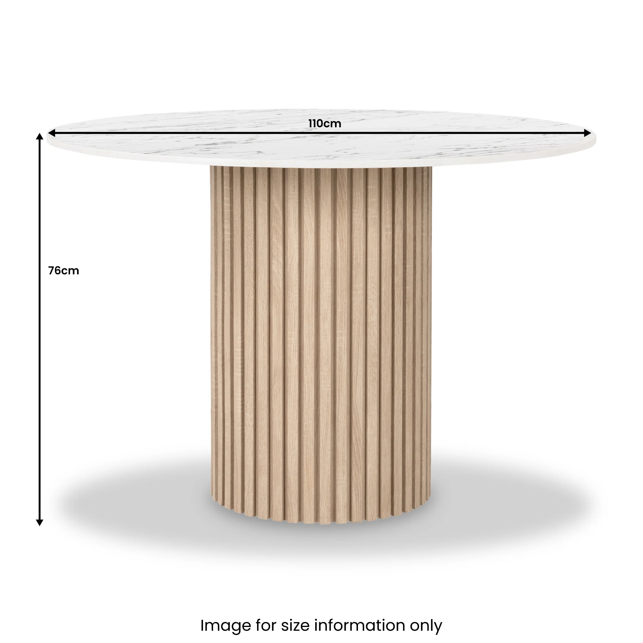 Jakob Oak Round Dining Table - Image 11