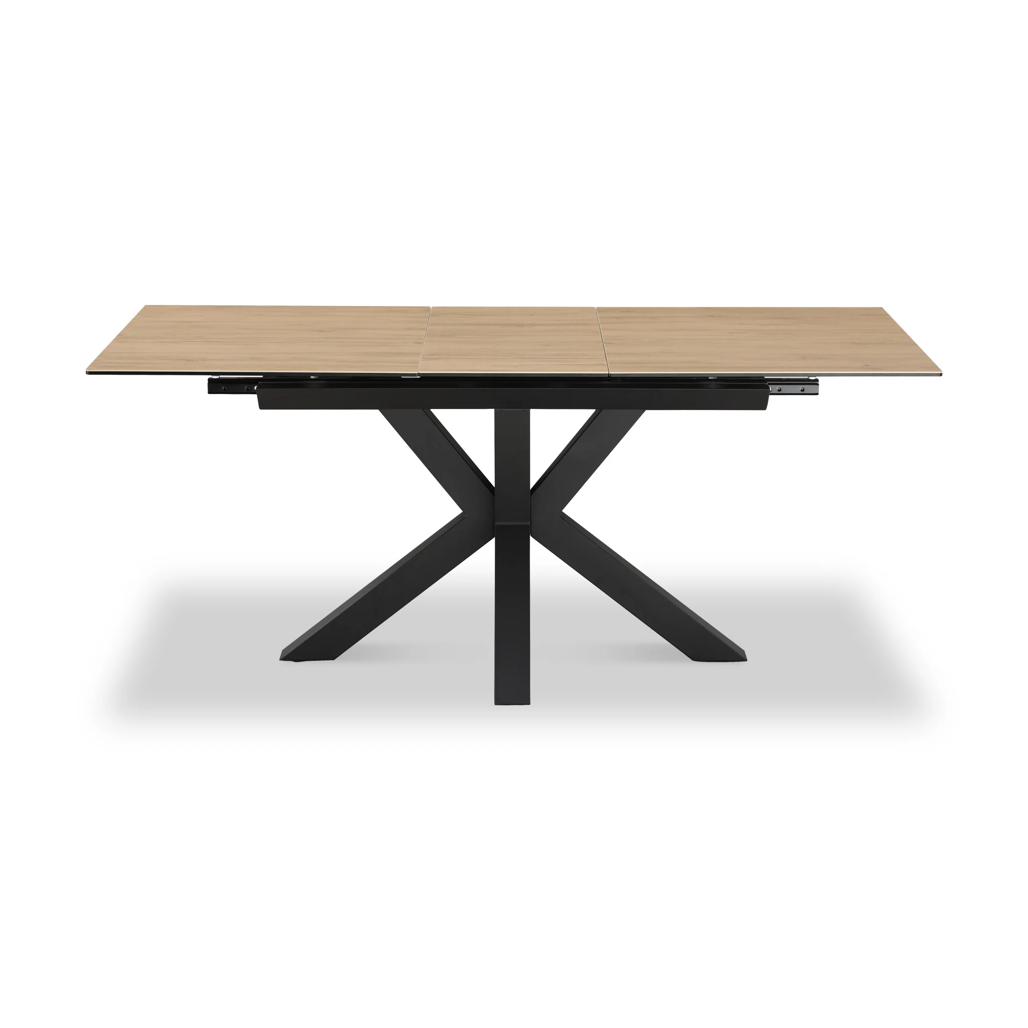 Jara Wood 140-180cm Extending Ceramic Dining Table - Image 3
