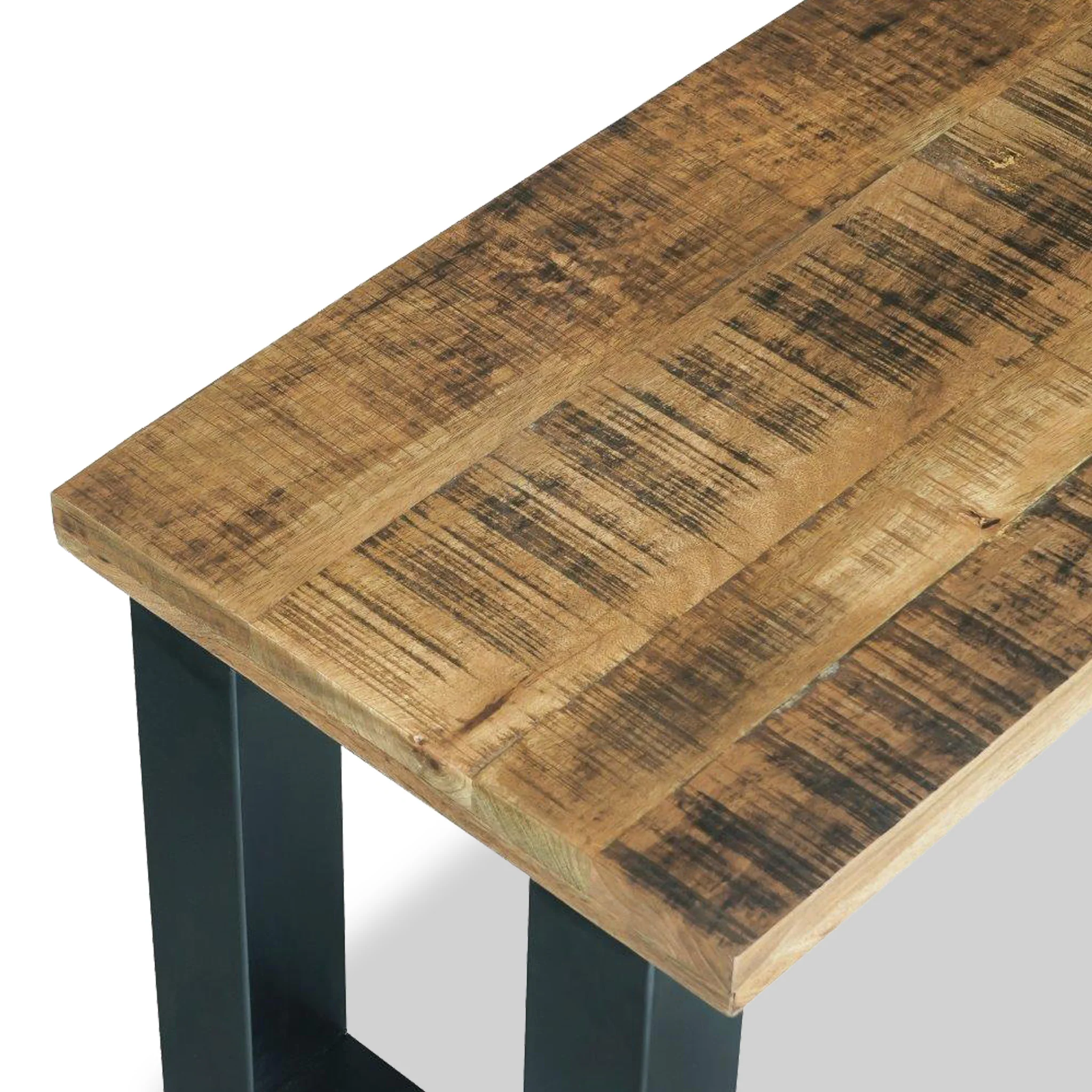 Jaxon Mango Wood 160cm Dining Bench - Image 4