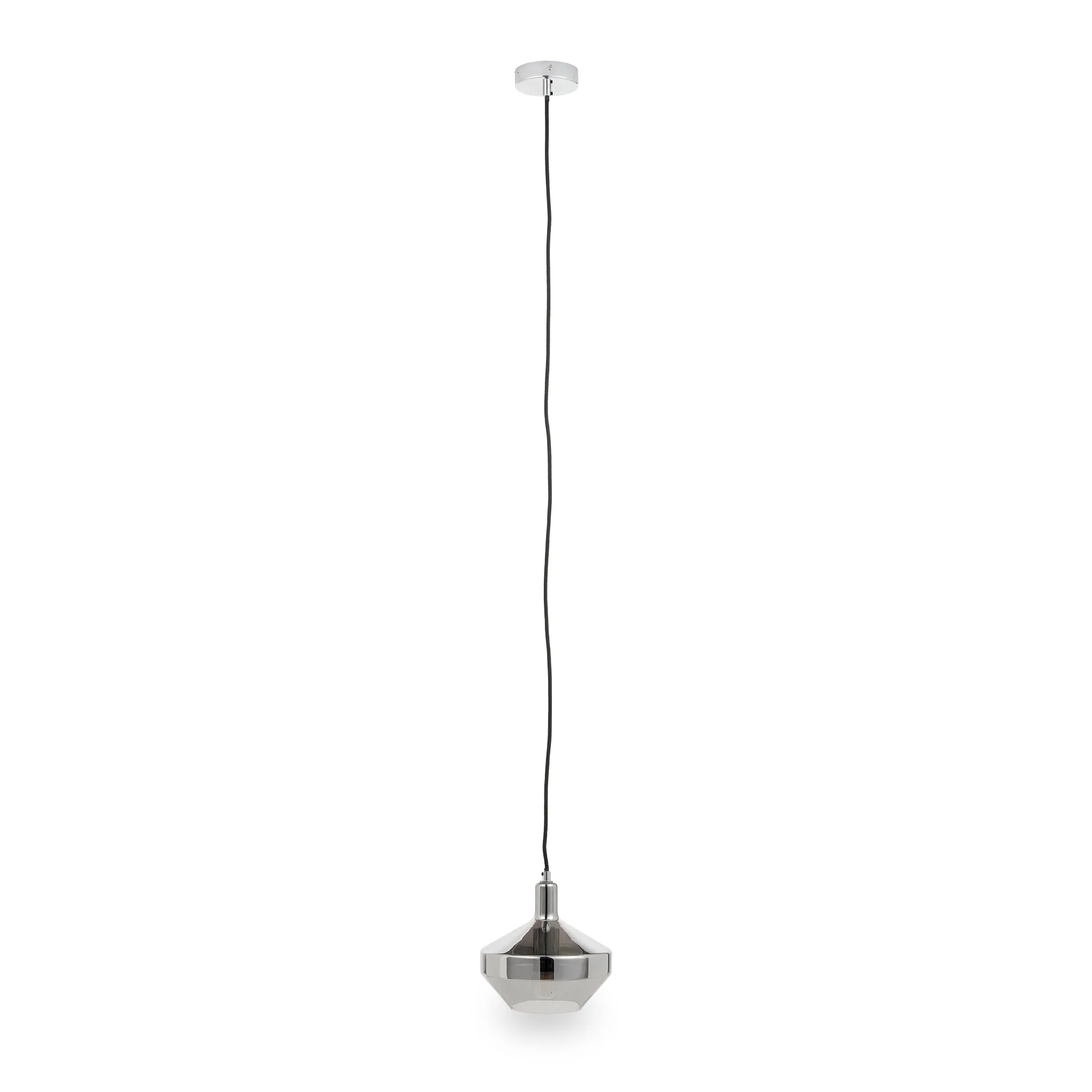 Jaxon Shiny Smoked Glass Domed Pendant - Image 6