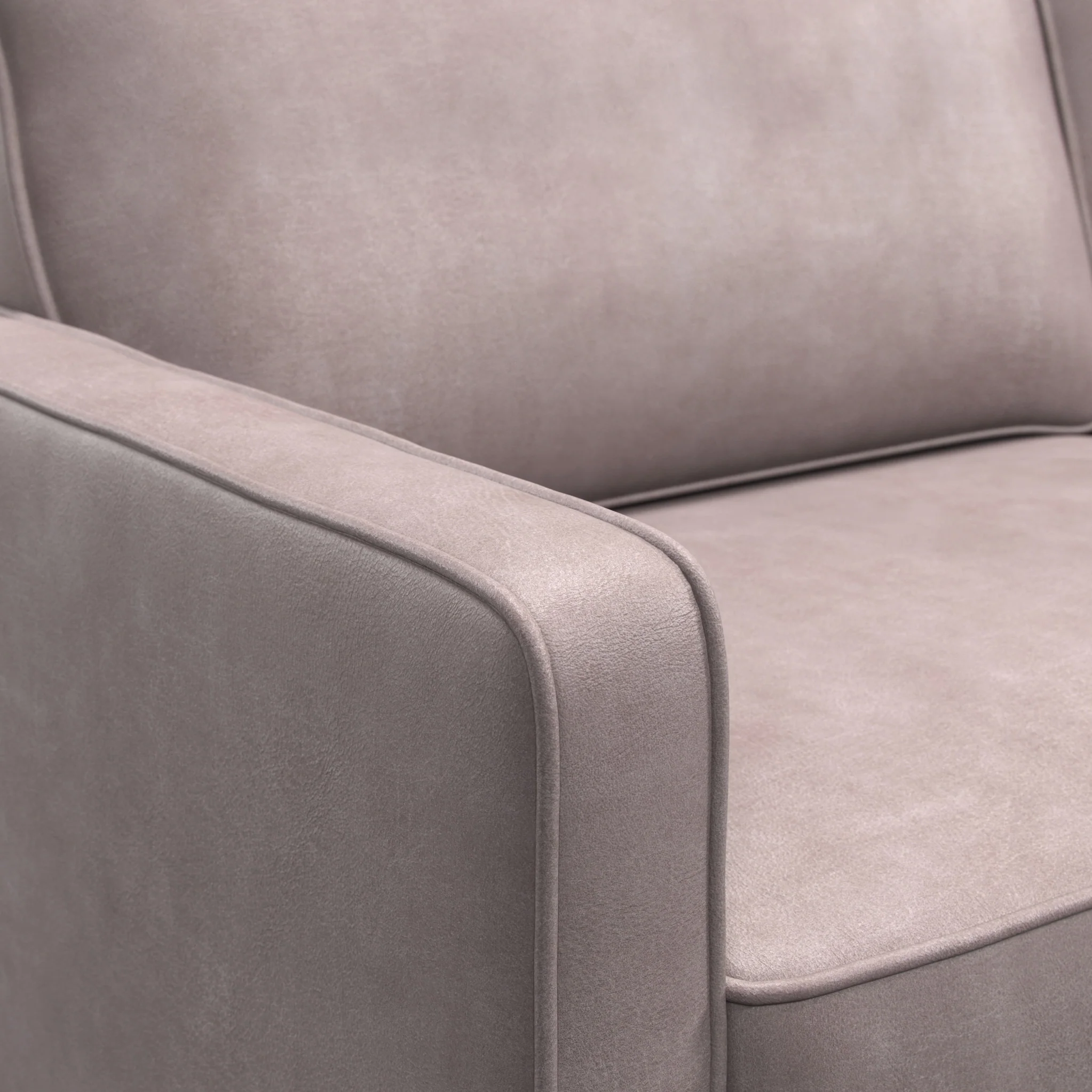 Jefri Faux Leather 3 Seater Sofa - Image 10