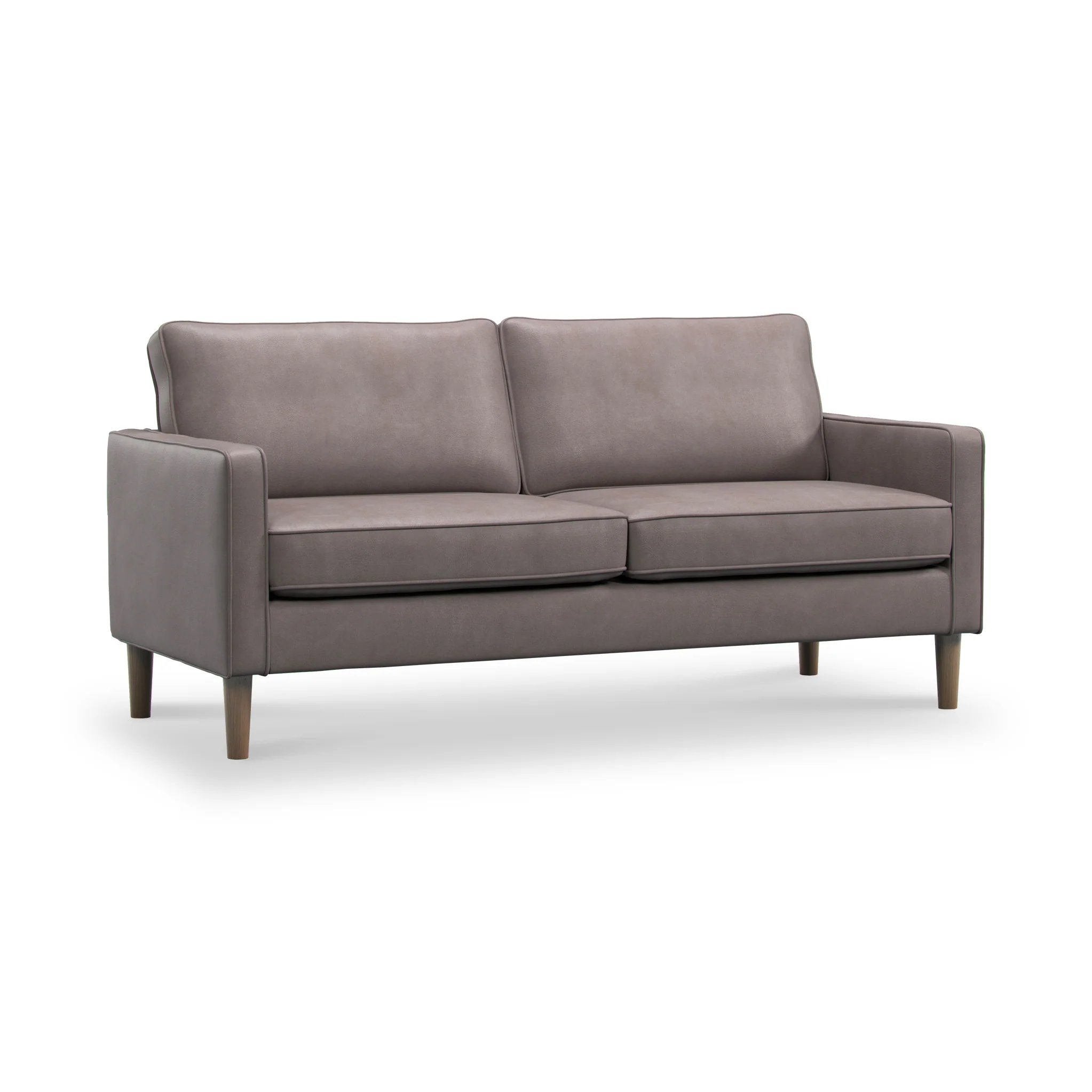 Jefri Faux Leather 3 Seater Sofa - Image 8