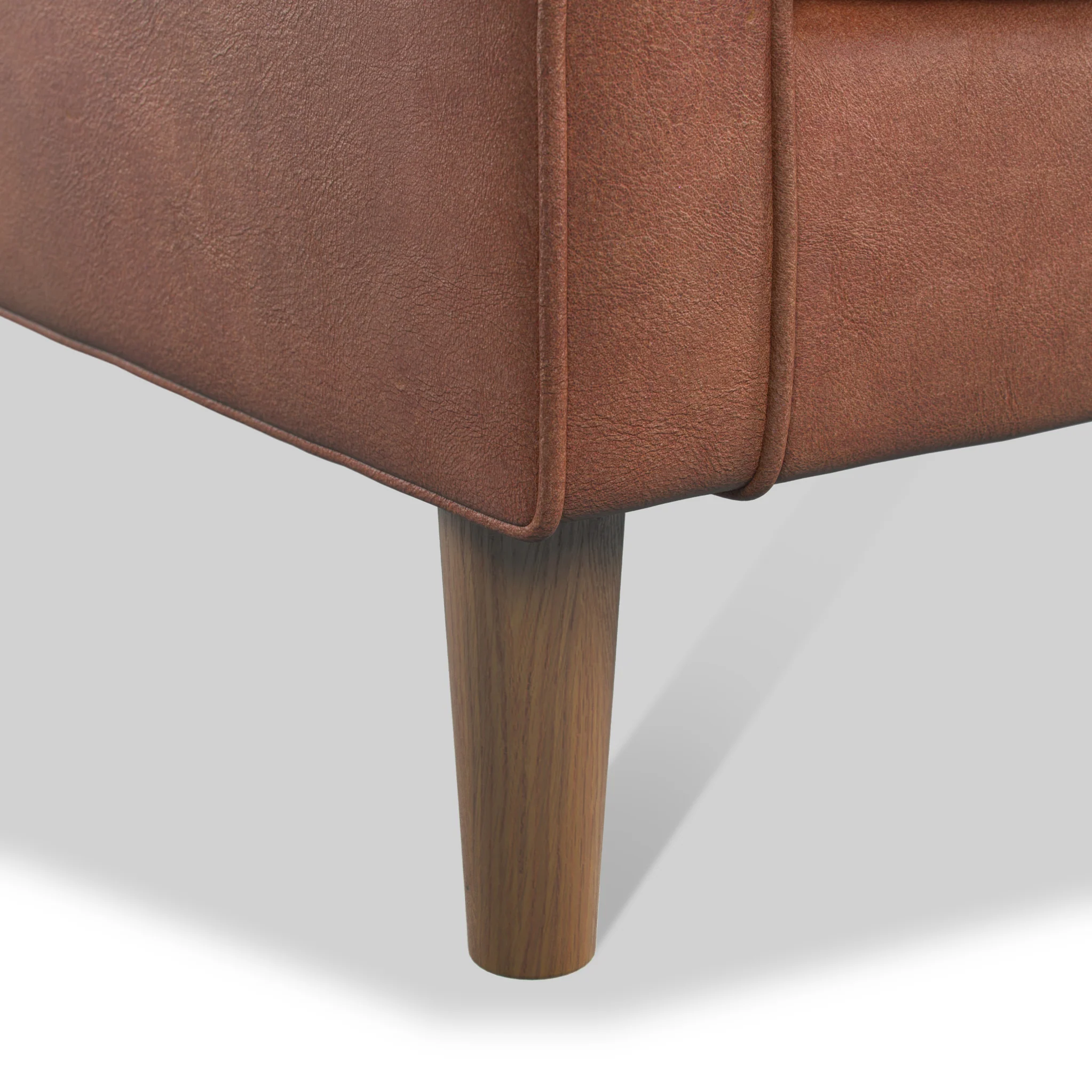 Jefri Faux Leather Armchair - Image 4
