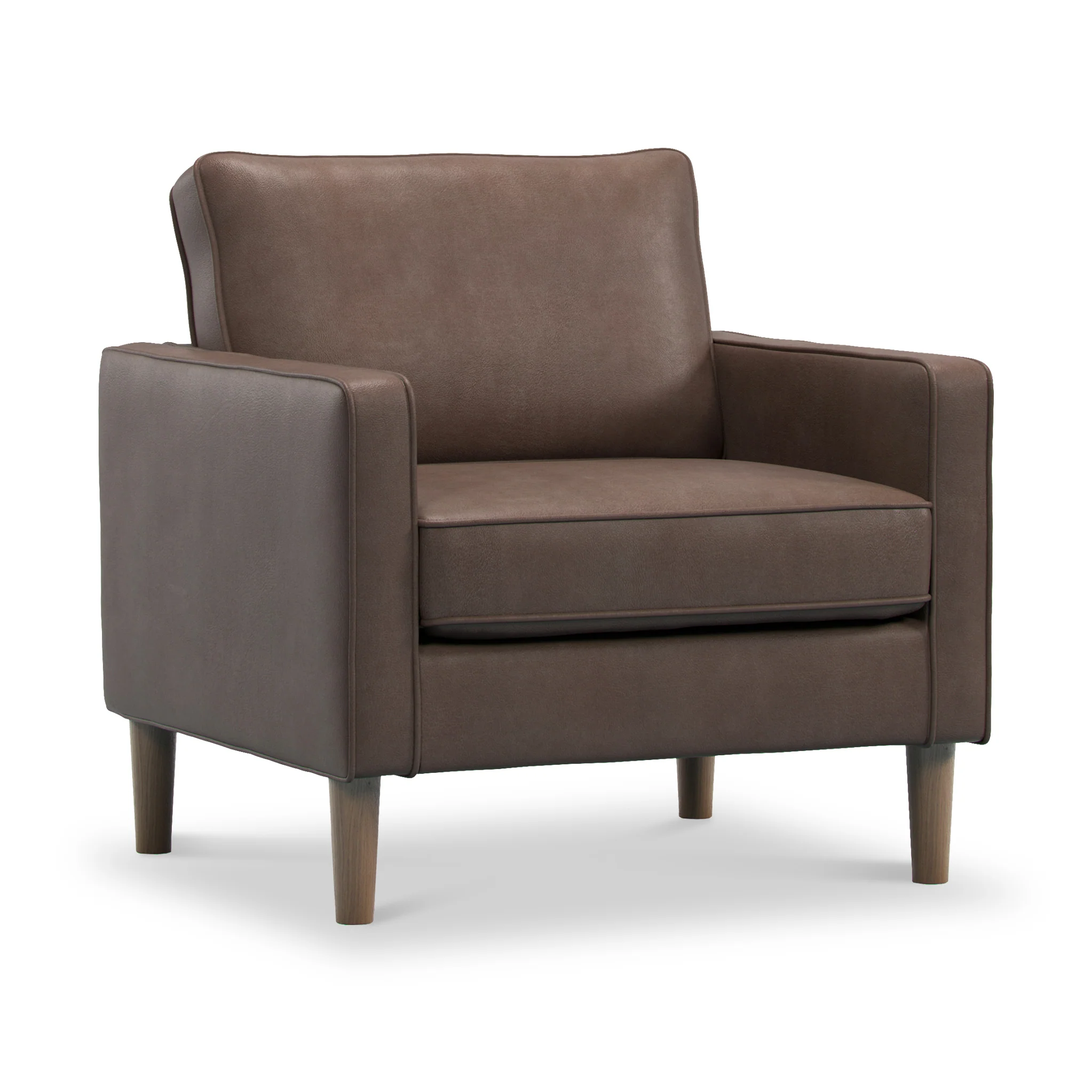 Jefri Faux Leather Armchair - Image 5