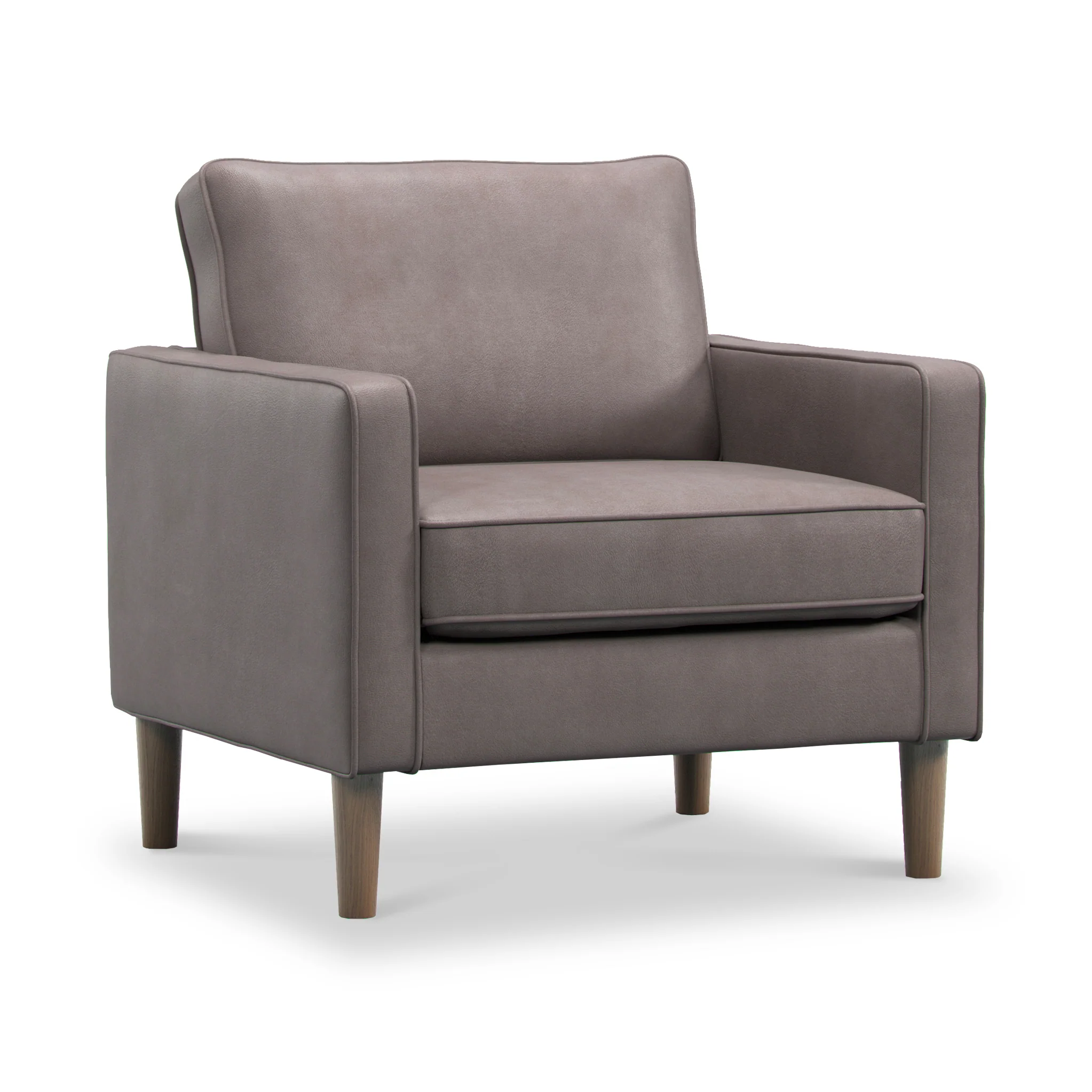 Jefri Faux Leather Armchair - Image 8