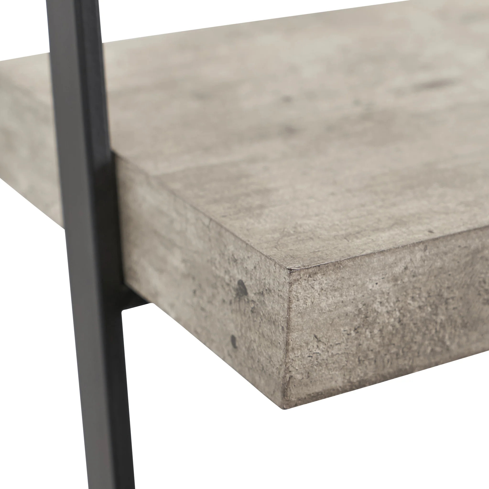 Jersey Concrete Effect Ladder Shelving Unit - Image 3