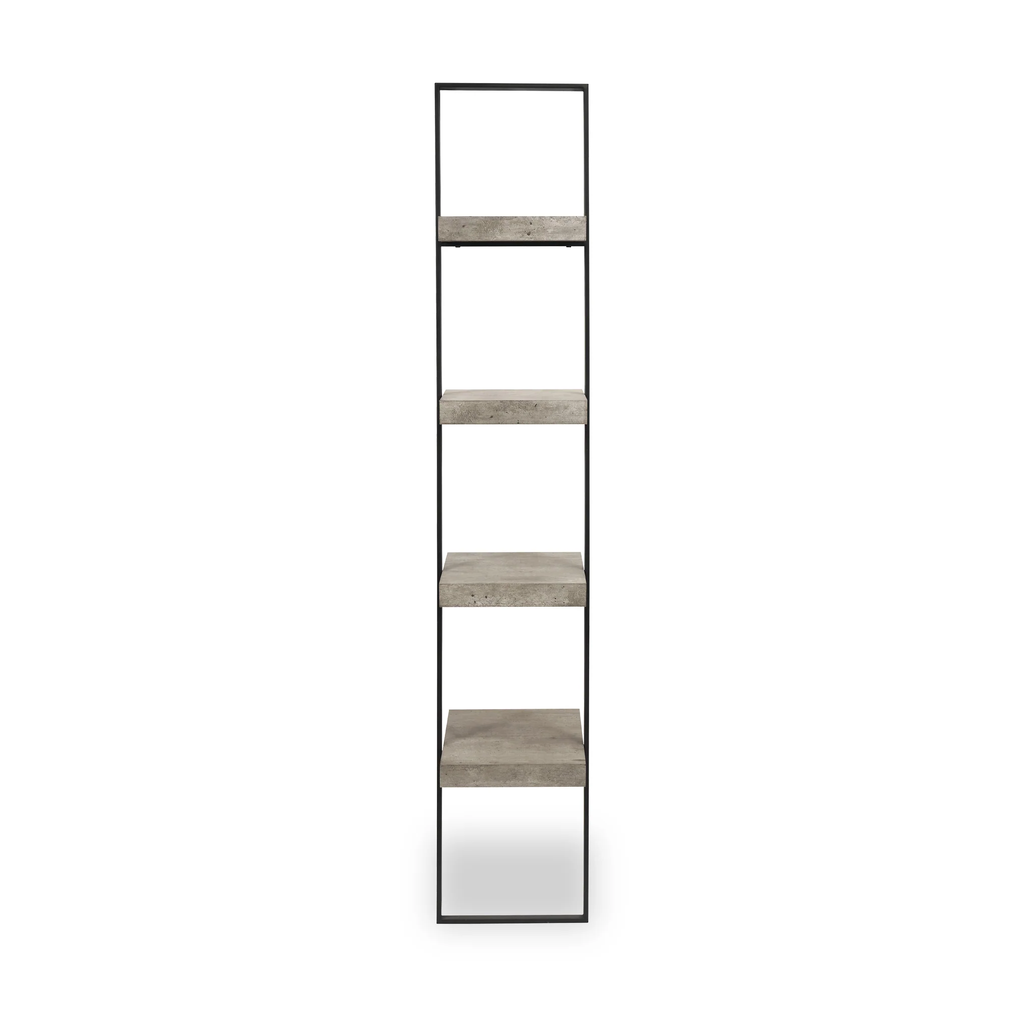 Jersey Concrete Effect Ladder Shelving Unit - Image 5