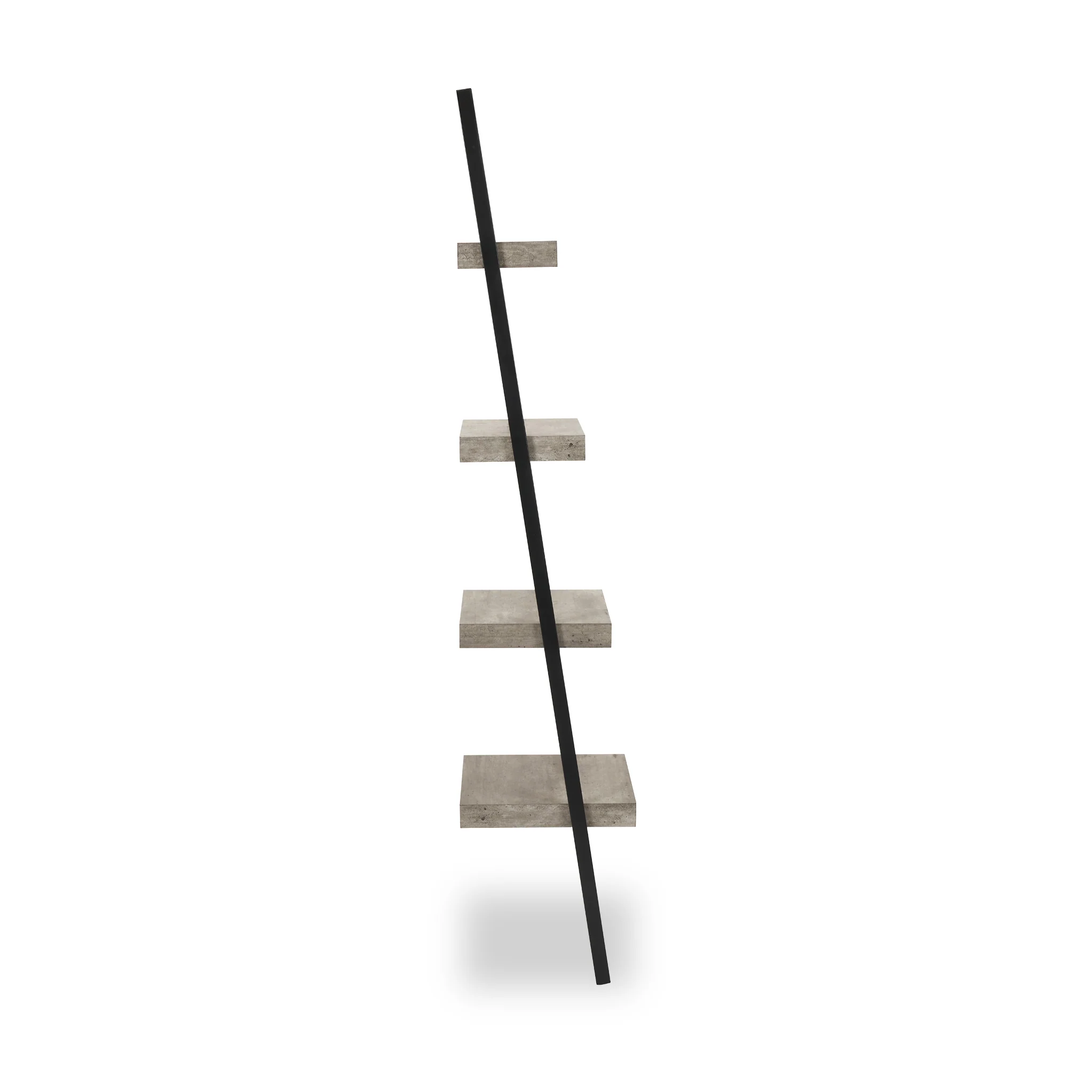 Jersey Concrete Effect Ladder Shelving Unit - Image 6