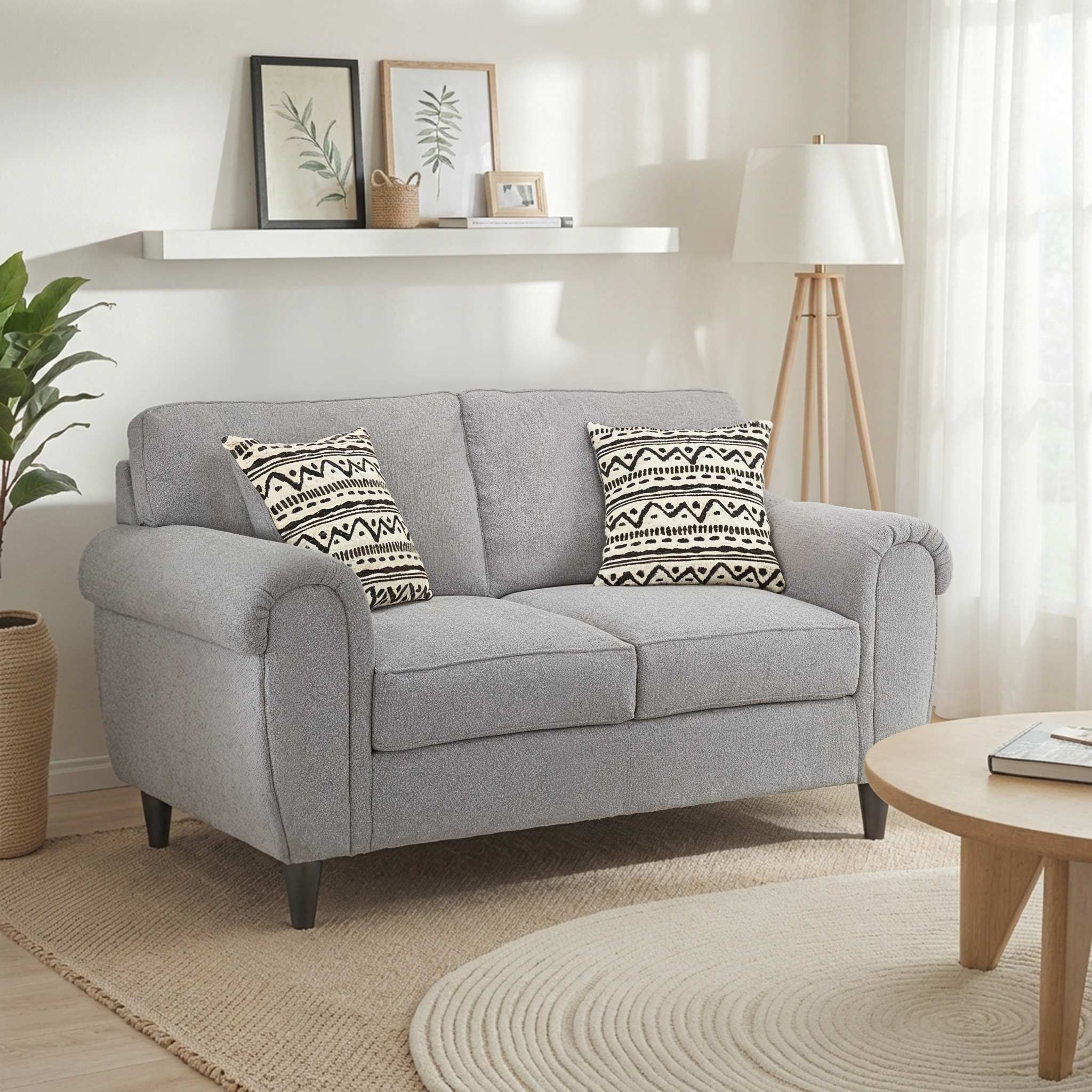 Jessie Boucle 2 Seater Sofa - Image 2