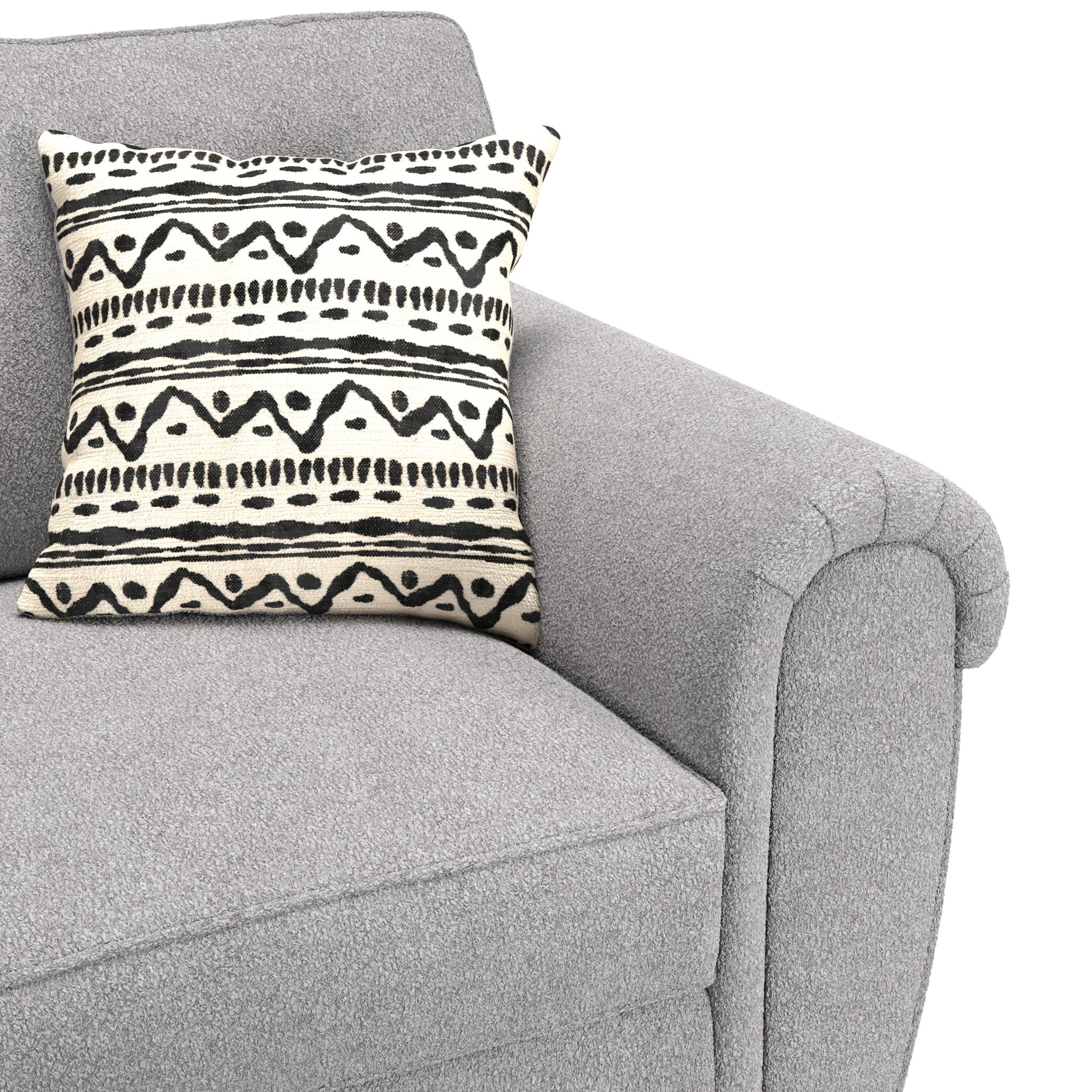 Jessie Boucle 3 Seater Sofa - Image 6