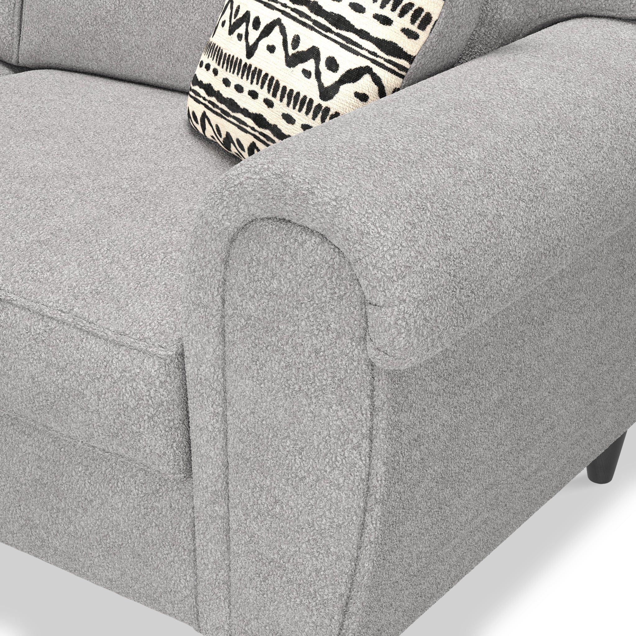 Jessie Boucle 3 Seater Sofa - Image 7