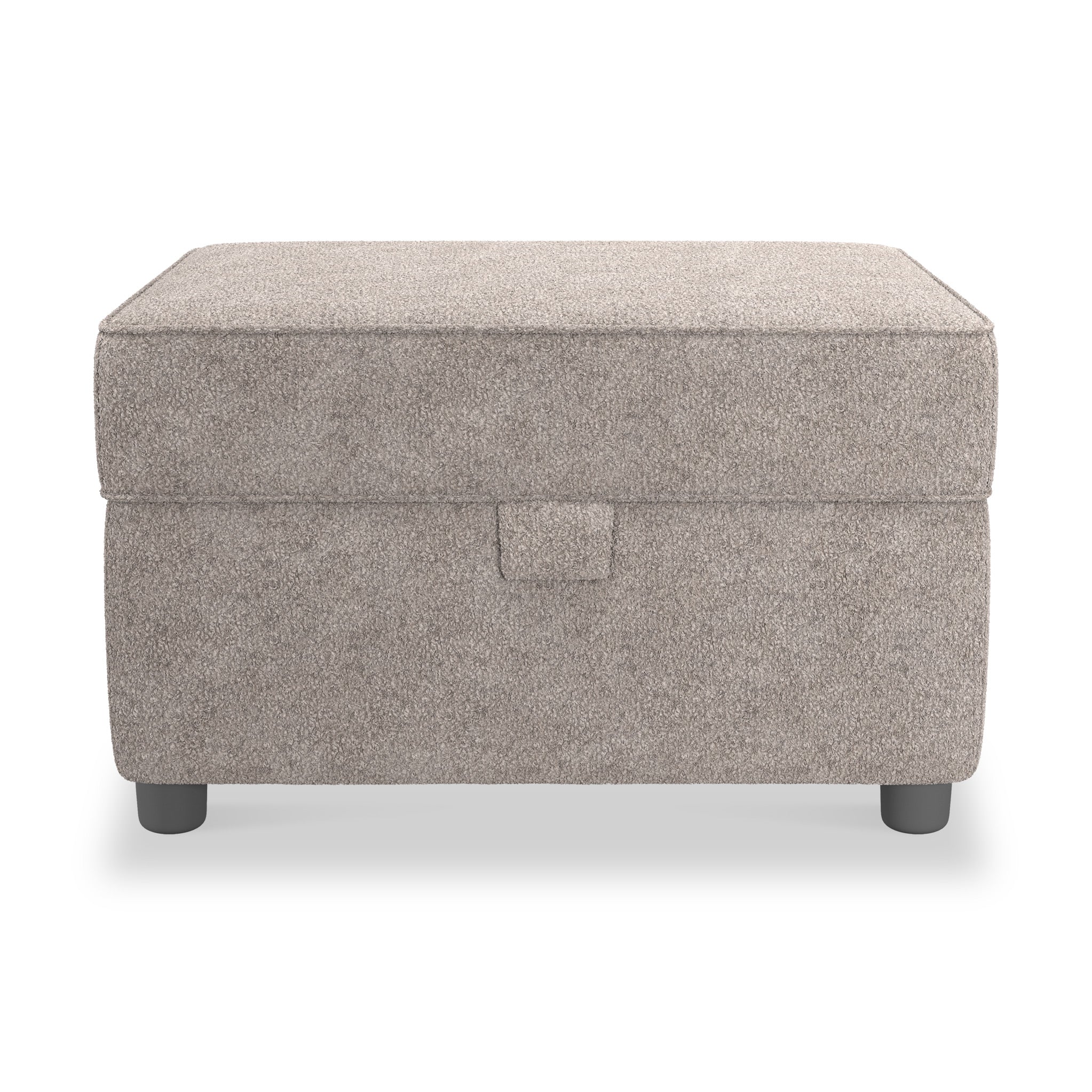 Jessie Boucle Small Storage Footstool - Image 10