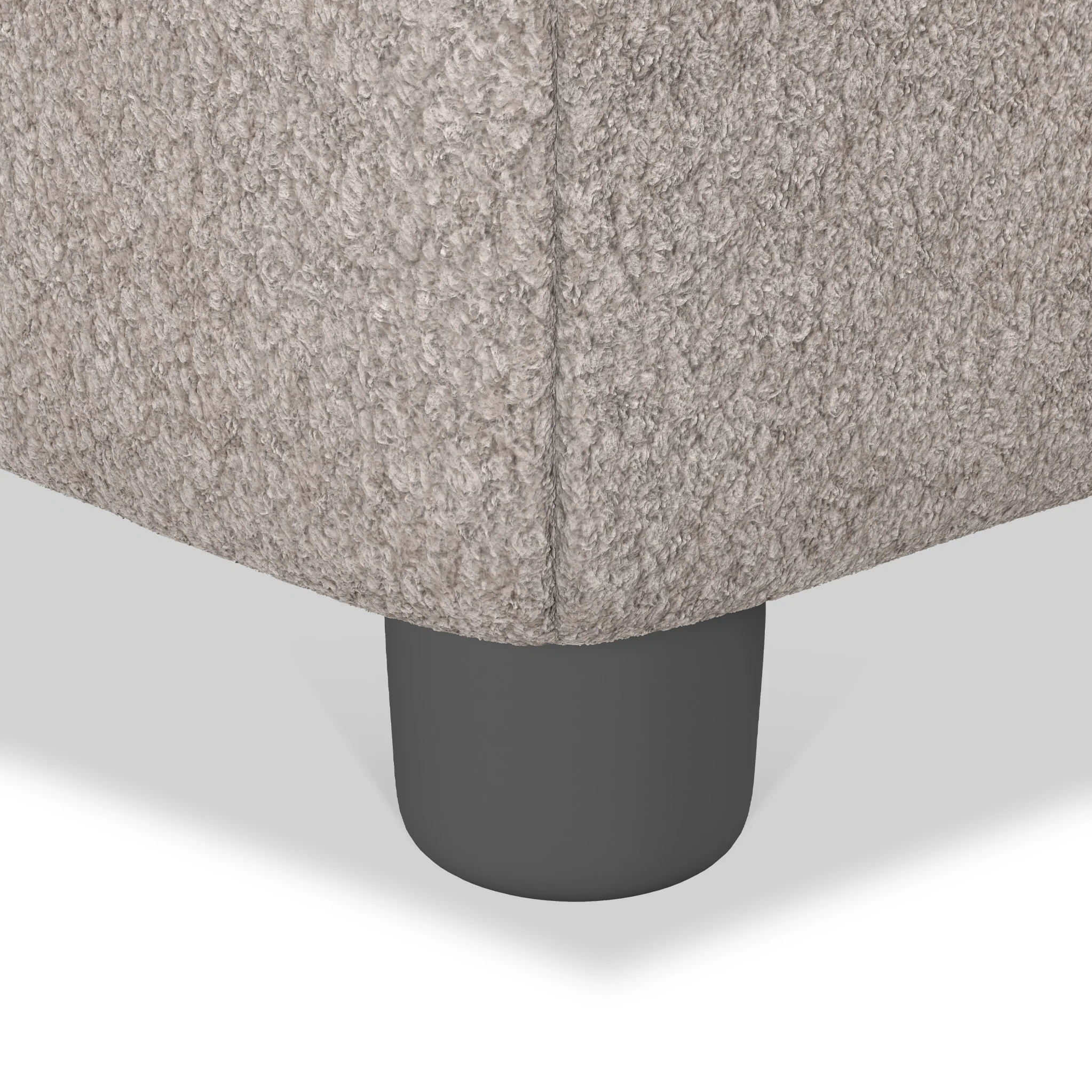 Jessie Boucle Small Storage Footstool - Image 11