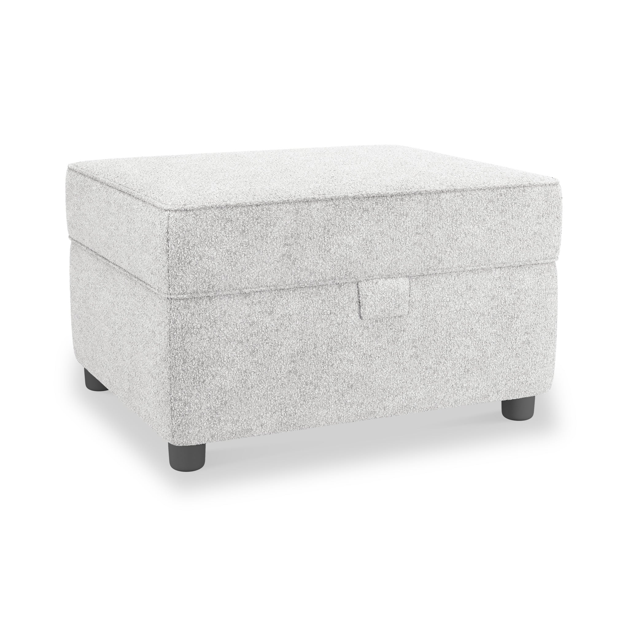 Jessie Boucle Small Storage Footstool - Image 12