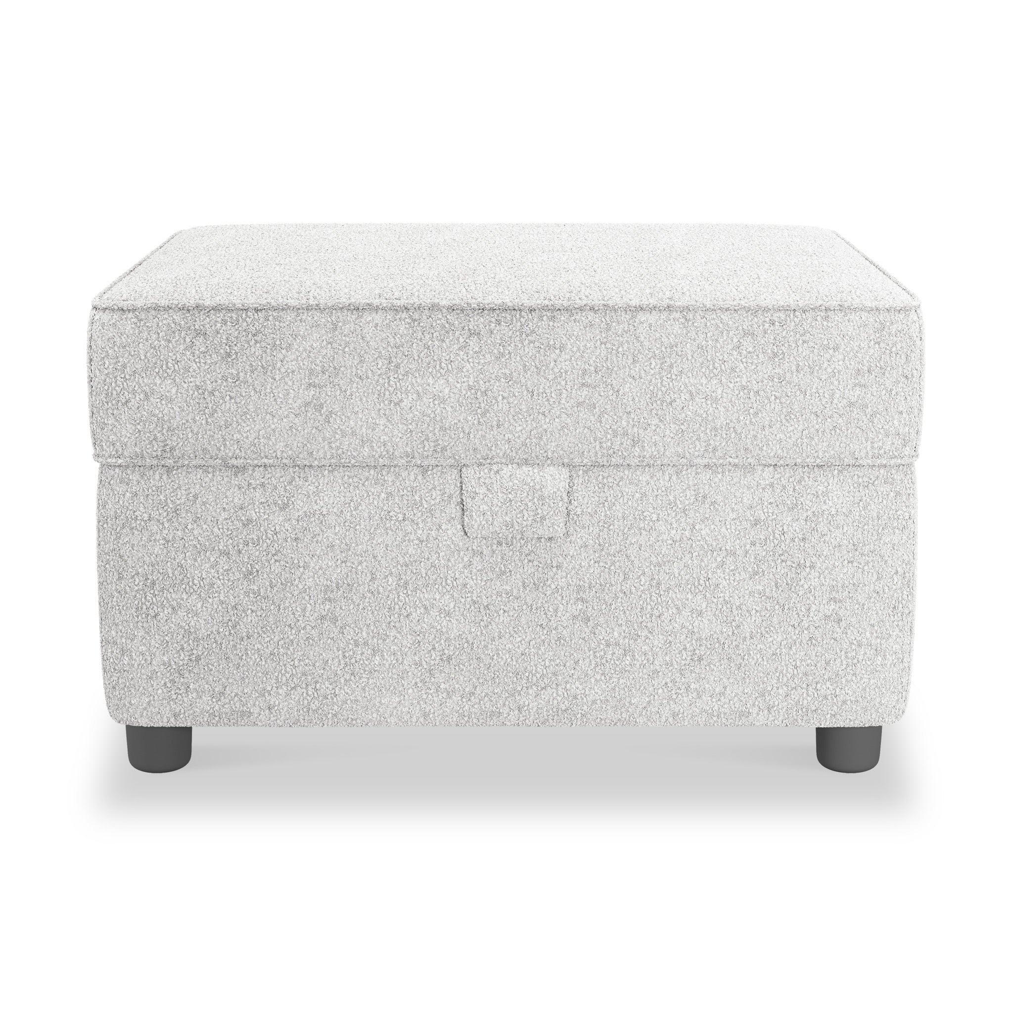 Jessie Boucle Small Storage Footstool - Image 14