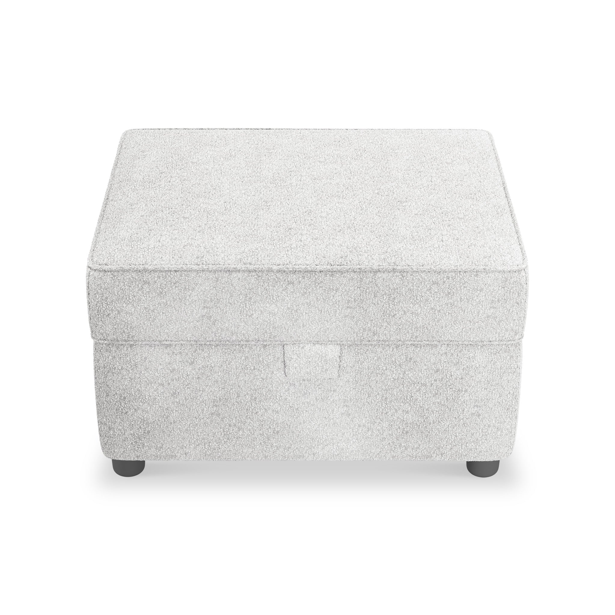Jessie Boucle Small Storage Footstool - Image 15