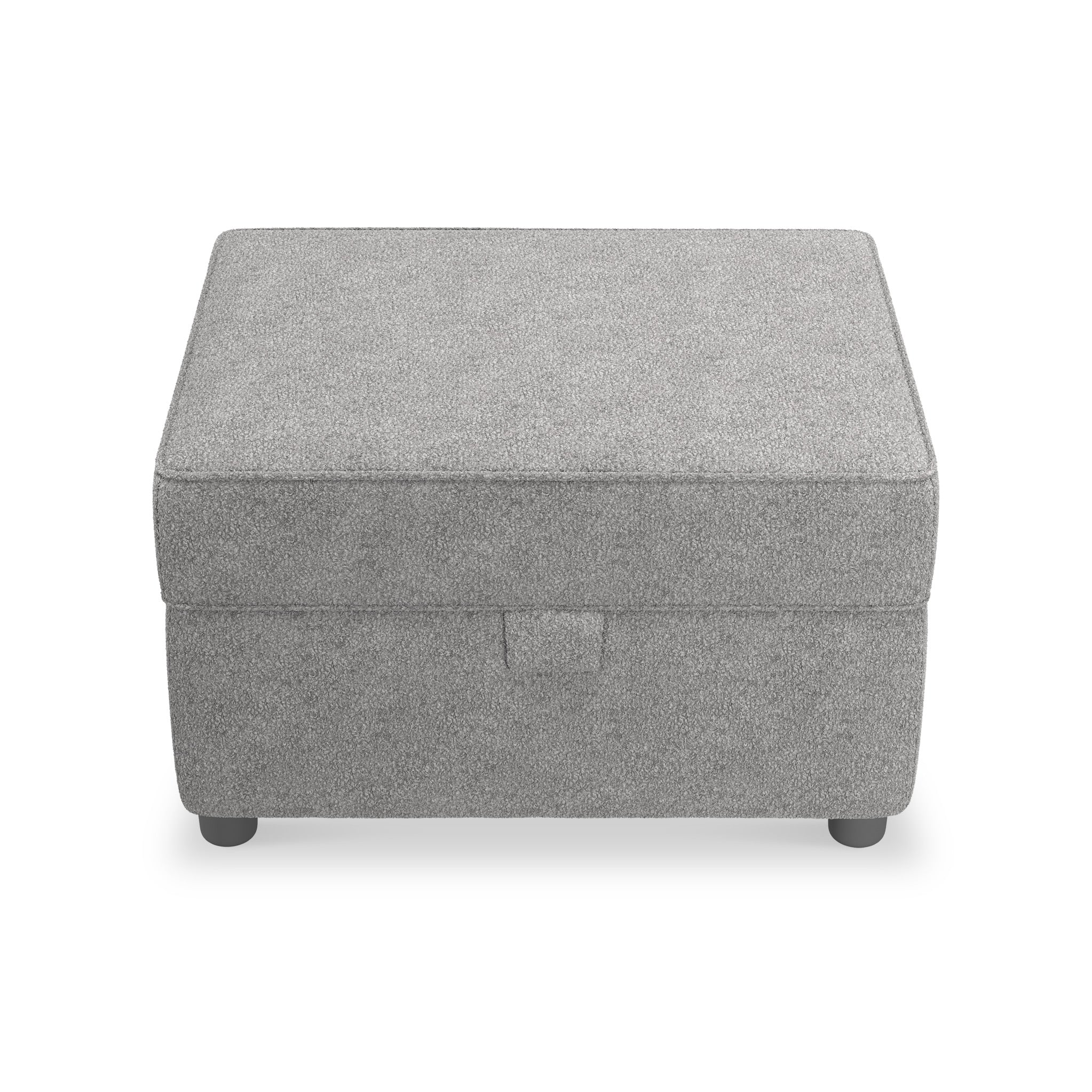 Jessie Boucle Small Storage Footstool - Image 5
