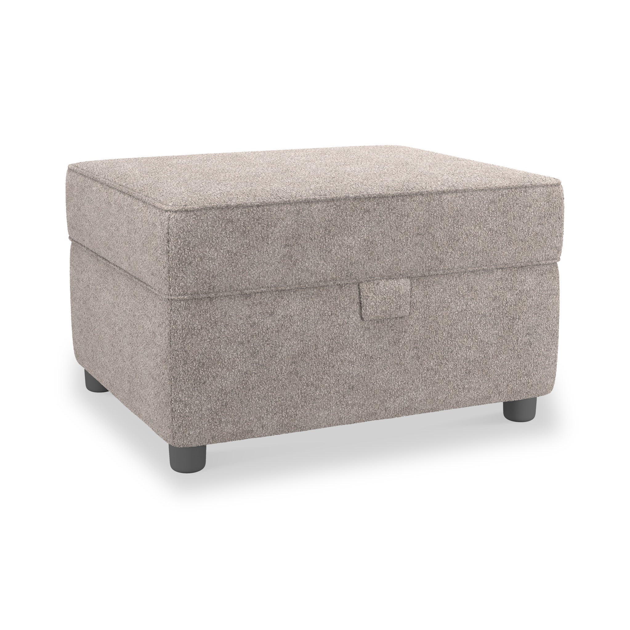 Jessie Boucle Small Storage Footstool - Image 7