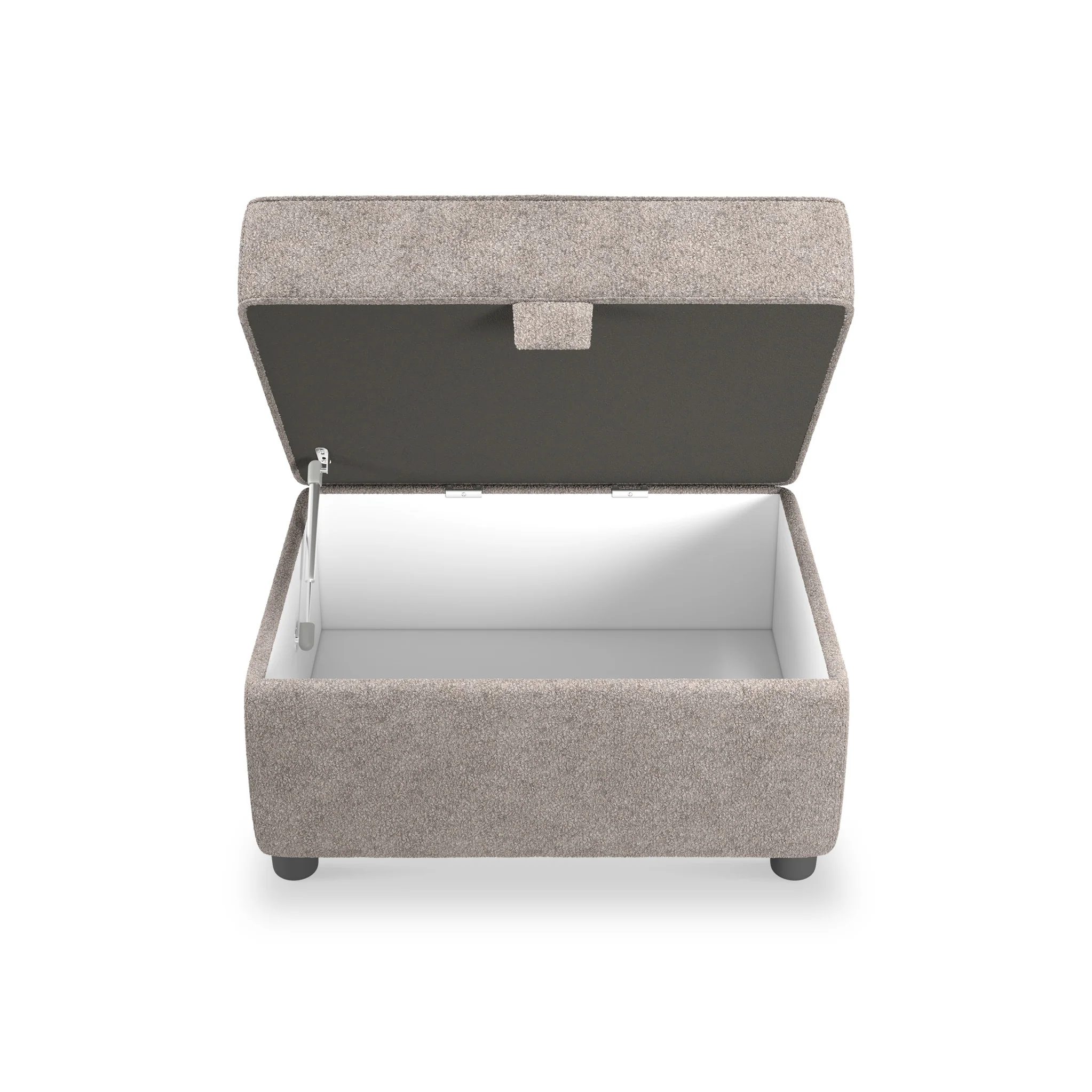 Jessie Boucle Small Storage Footstool - Image 8