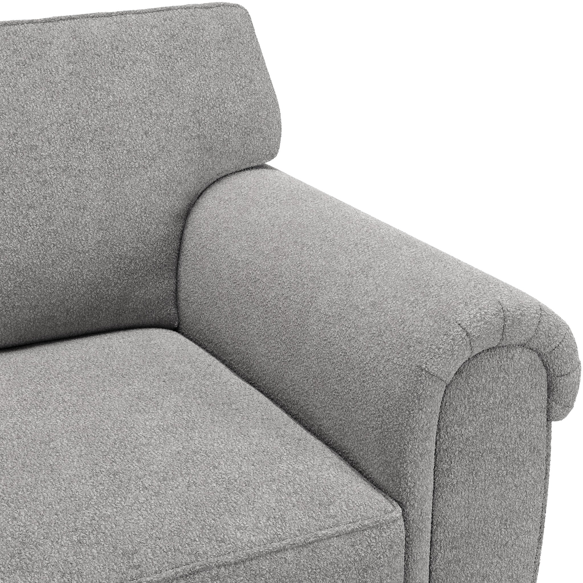 Jessie Boucle Snuggle Armchair - Image 7