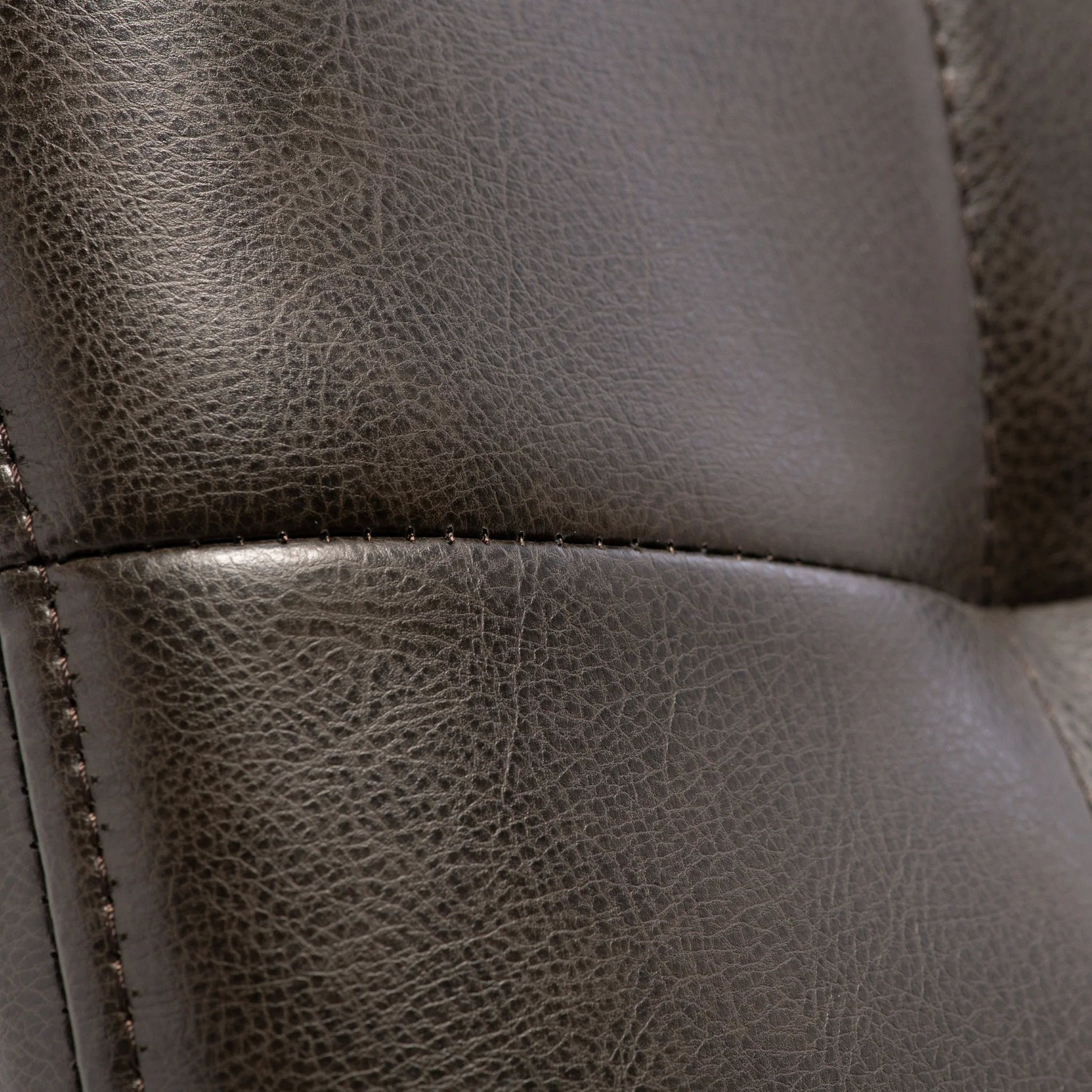 Johan Faux Leather Panelled Back Dining Chair - Image 4