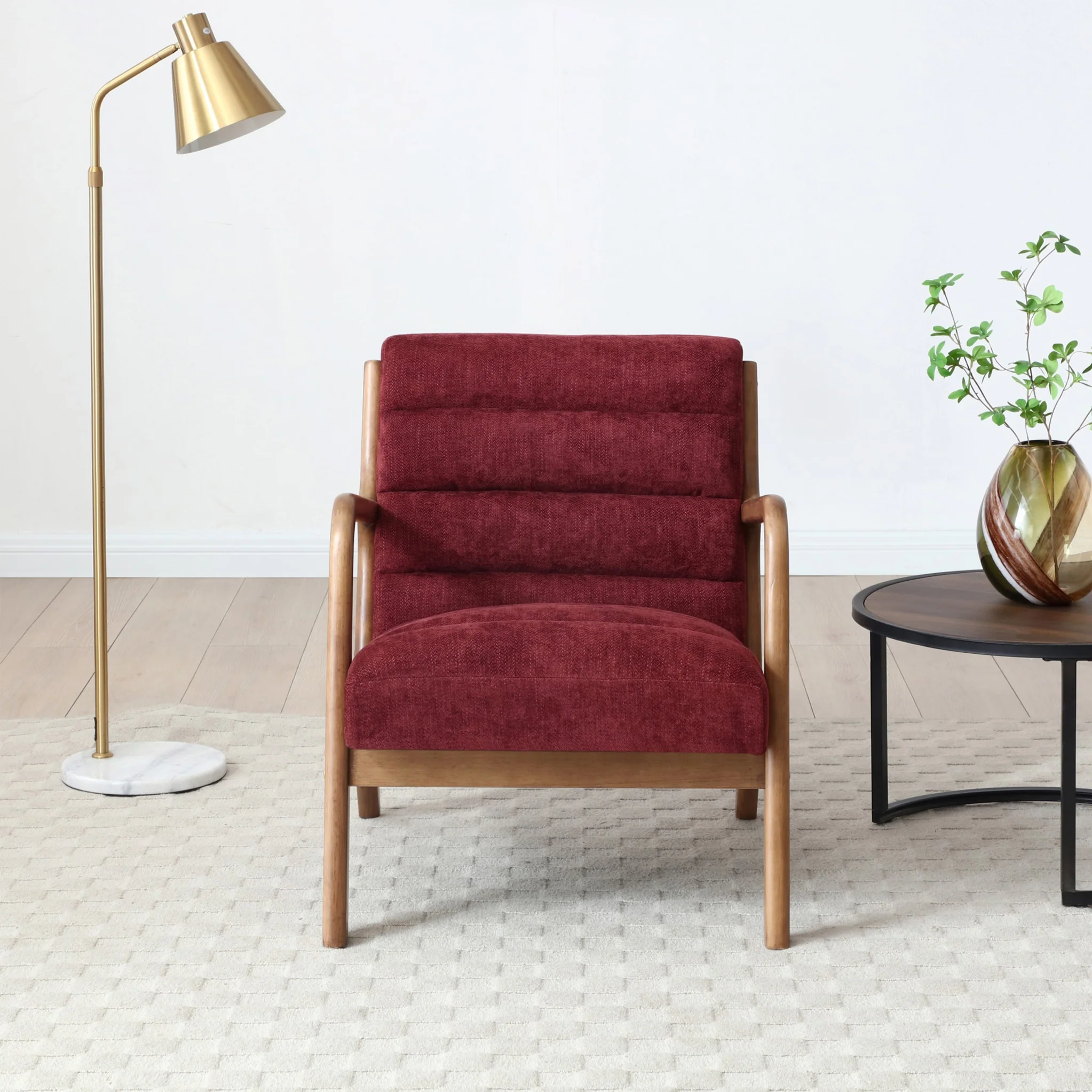 Jonah Ribbed Accent Chair - Image 11