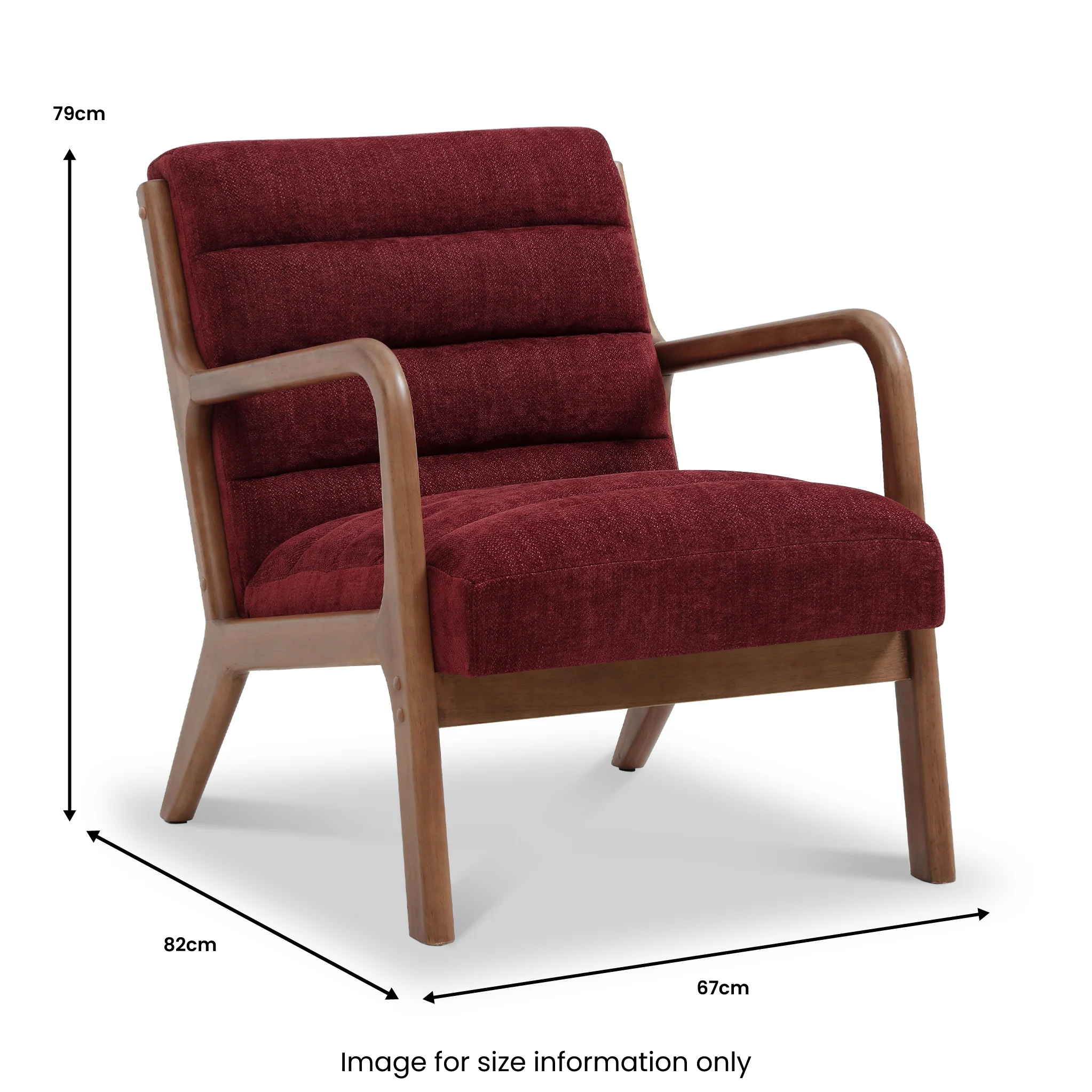 Jonah Ribbed Accent Chair - Image 17