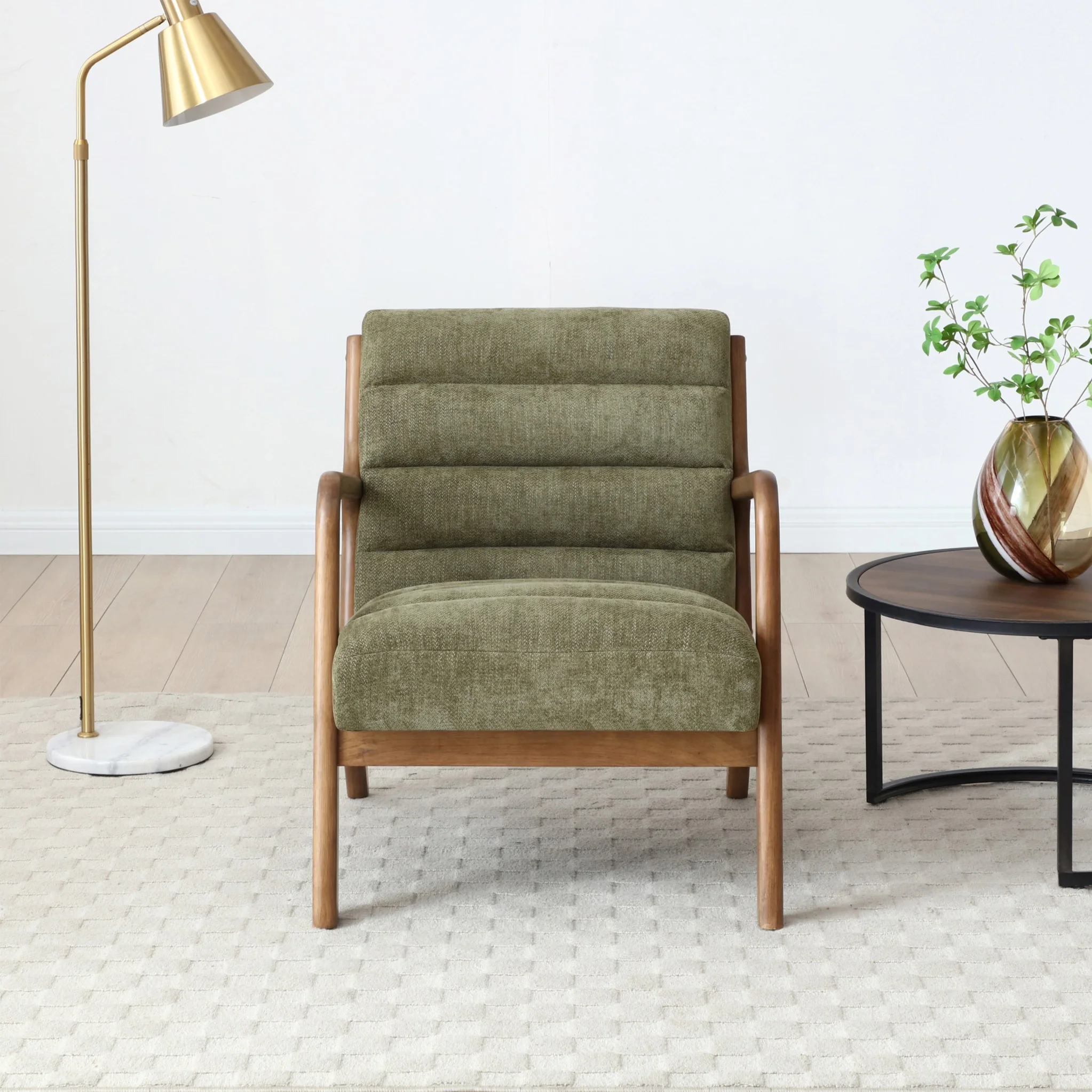Jonah Ribbed Accent Chair - Image 3