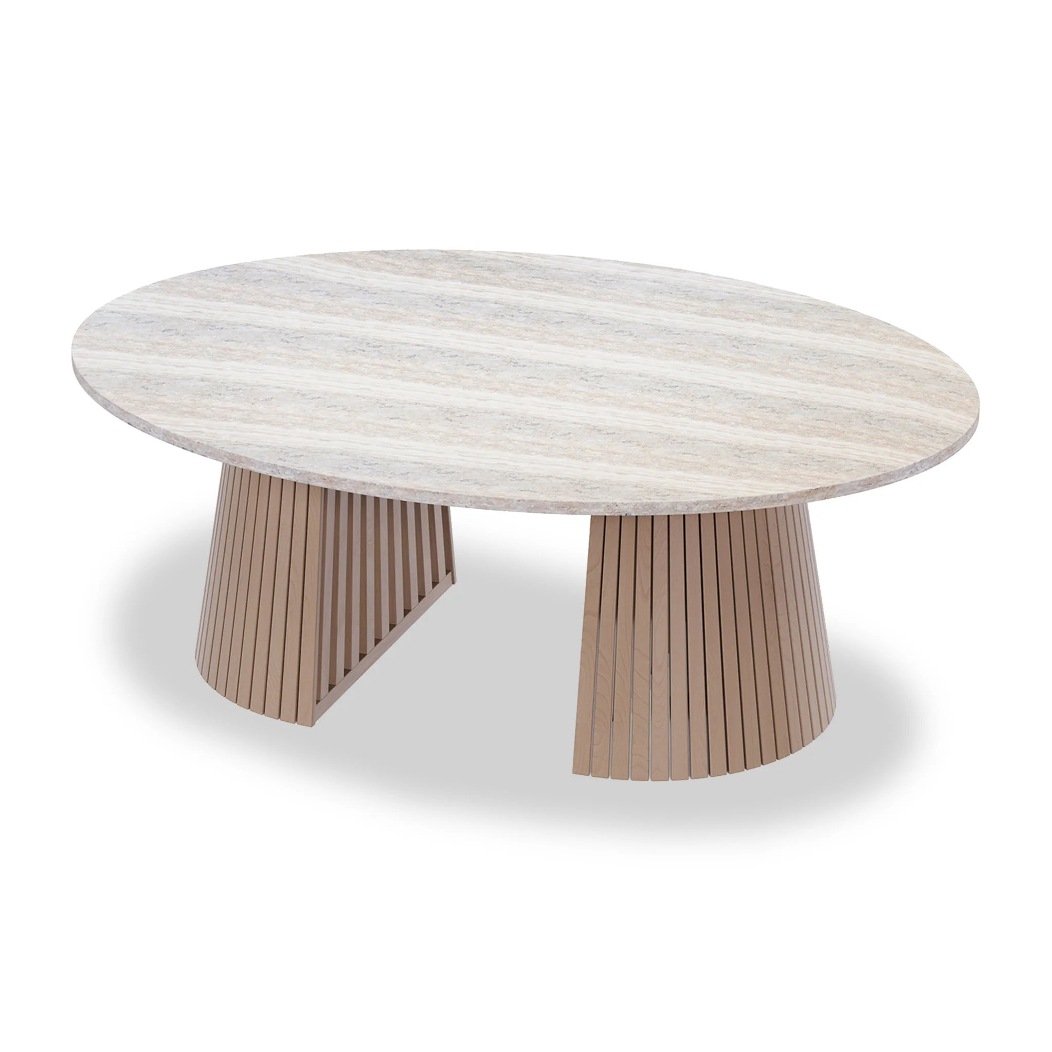Jupiter 8 Seater Ellipse D Conical Dining Set with Eden Dawn Dining Chairs - Image 6
