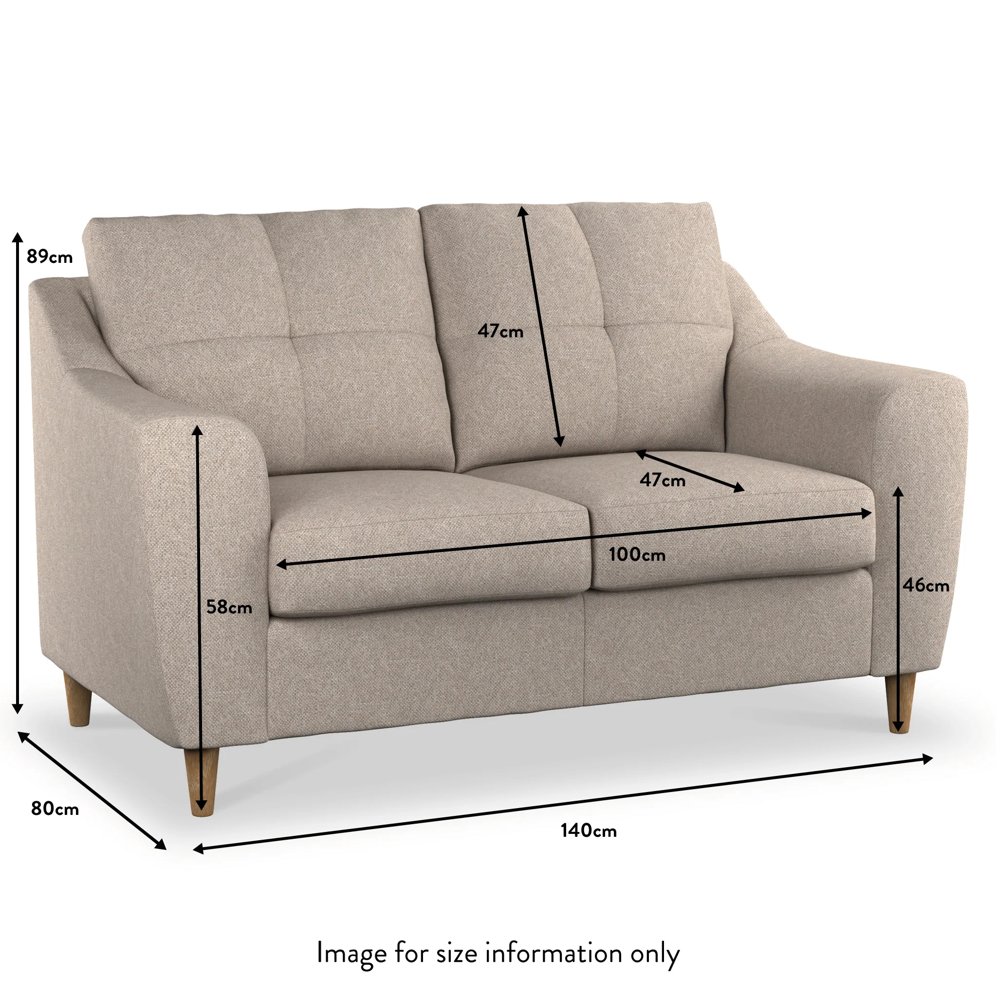 Justin 2 Seater Sofa - Image 37
