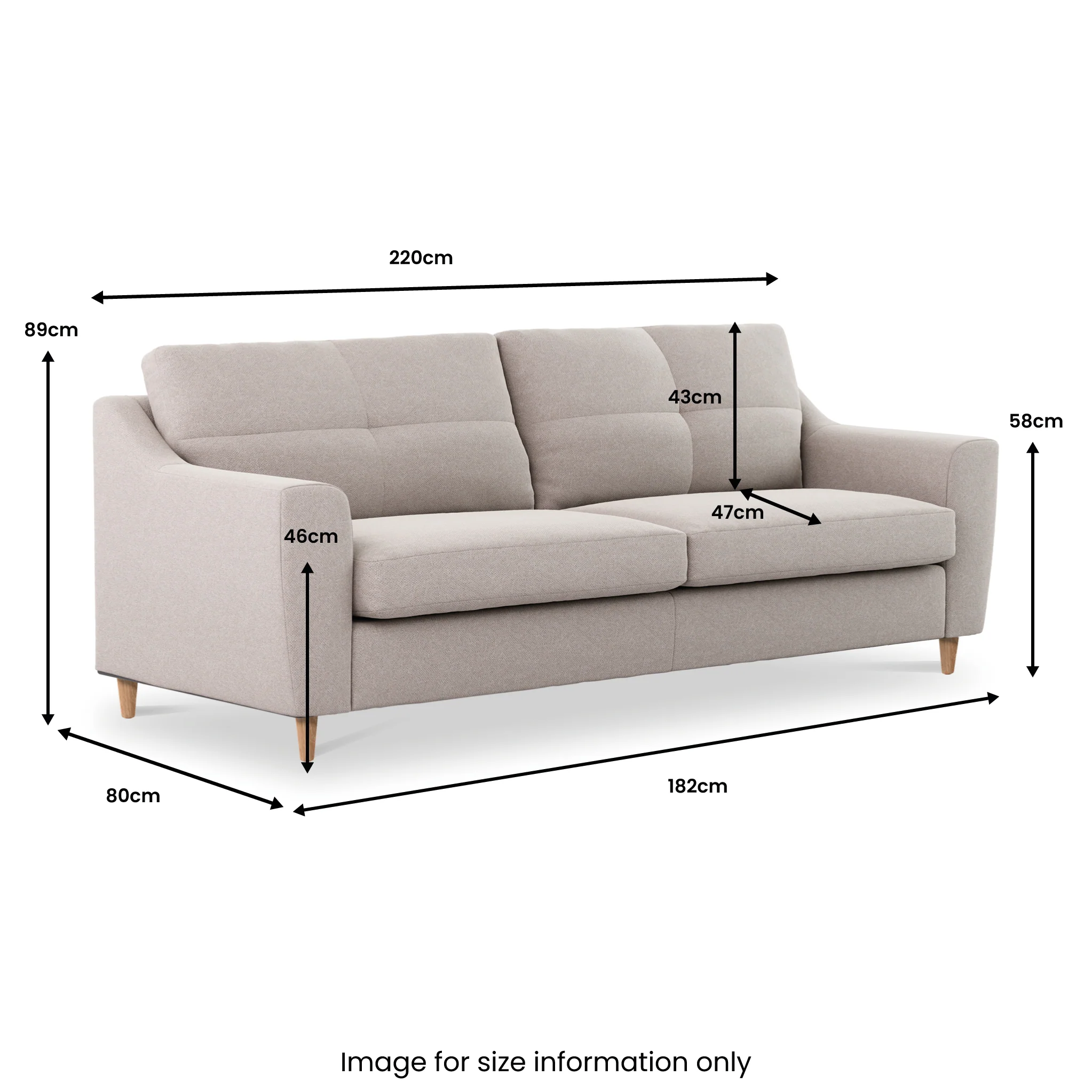 Justin 4 Seater Sofa - Image 35