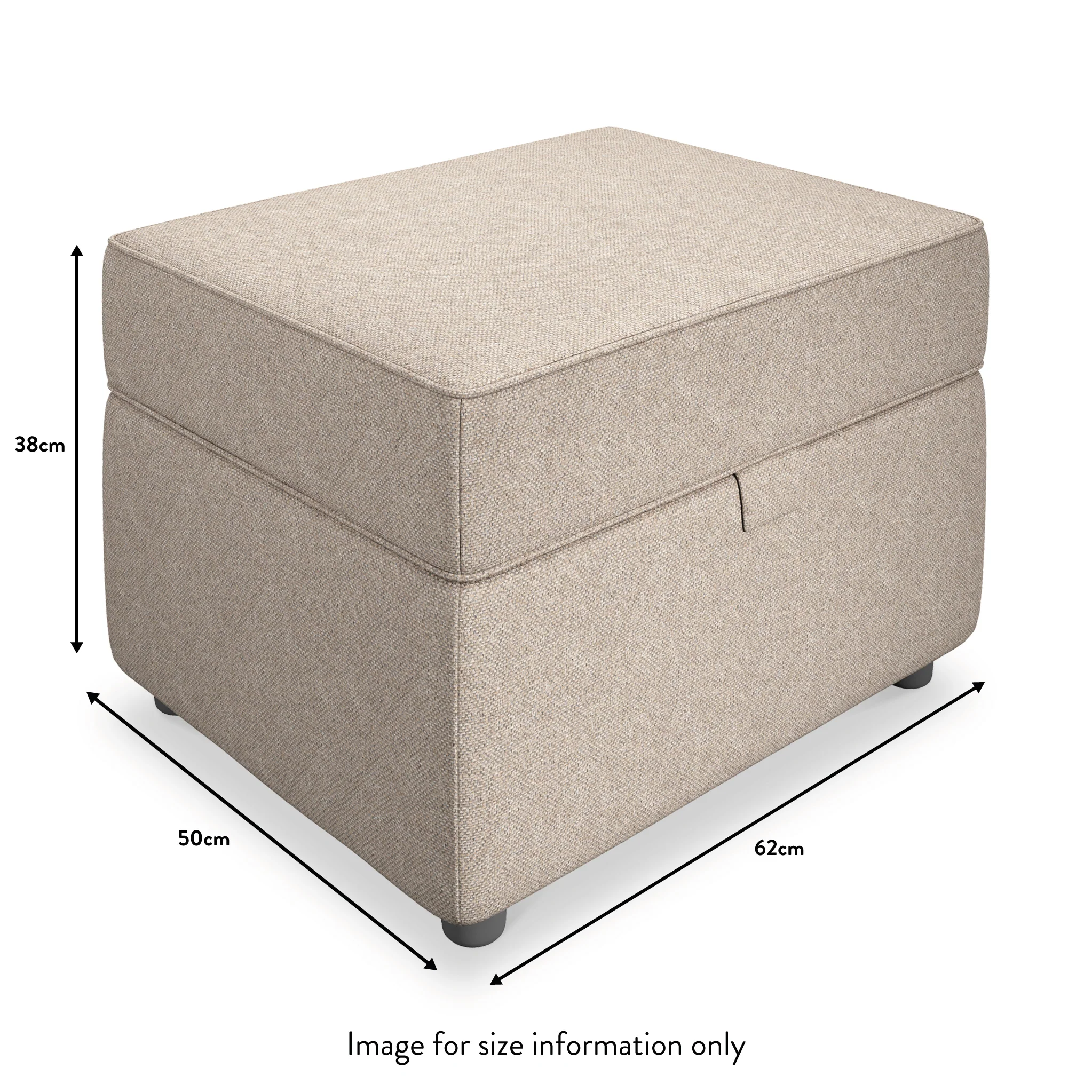 Justin Small Storage Footstool - Image 27