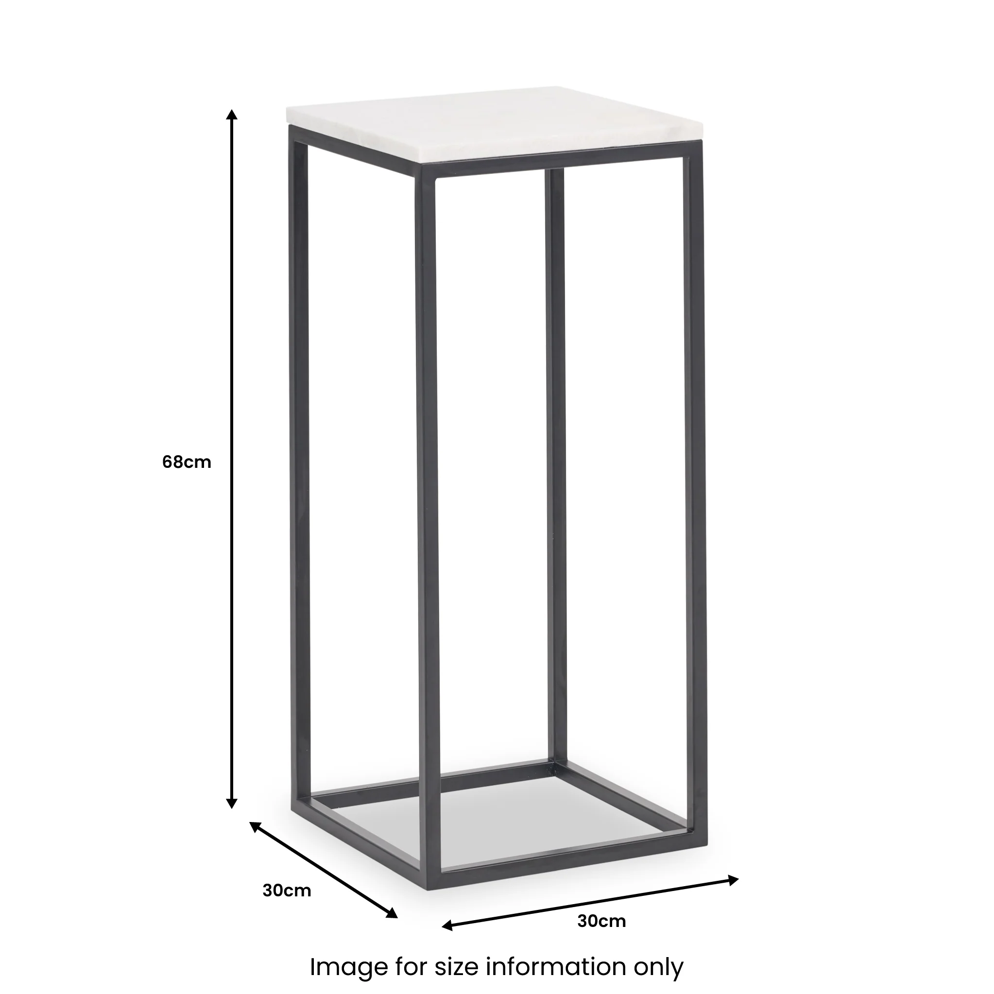 Kalani Marble Top Side Table - Image 8